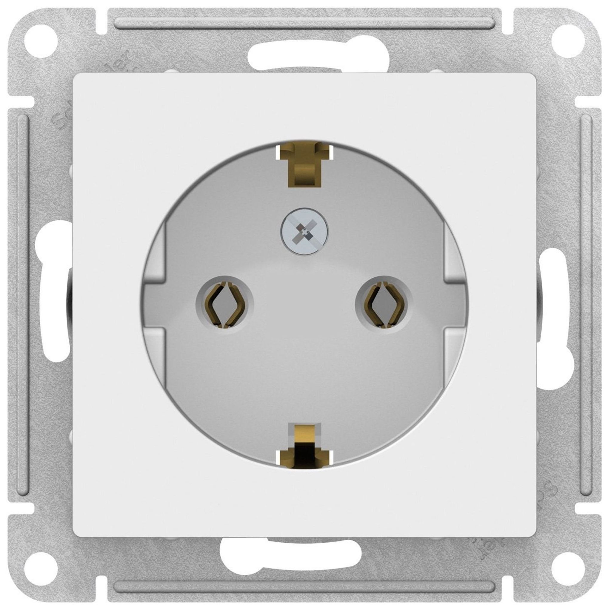 Изображение товара Розетка электрическая Schneider Electric Atlas Design ATN000143 белый