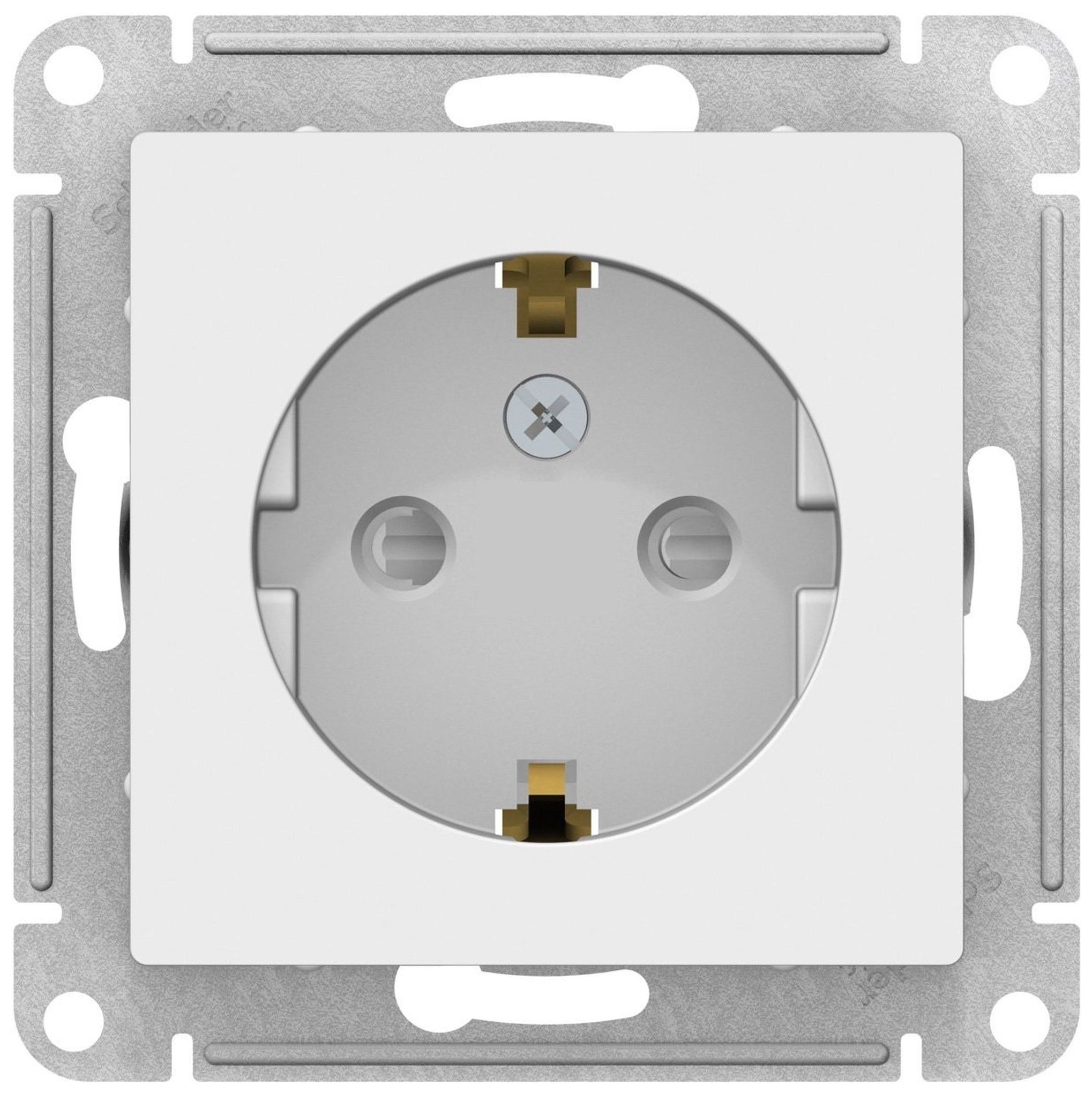 Изображение товара Розетка электрическая Schneider Electric Atlas Design ATN000145 белый
