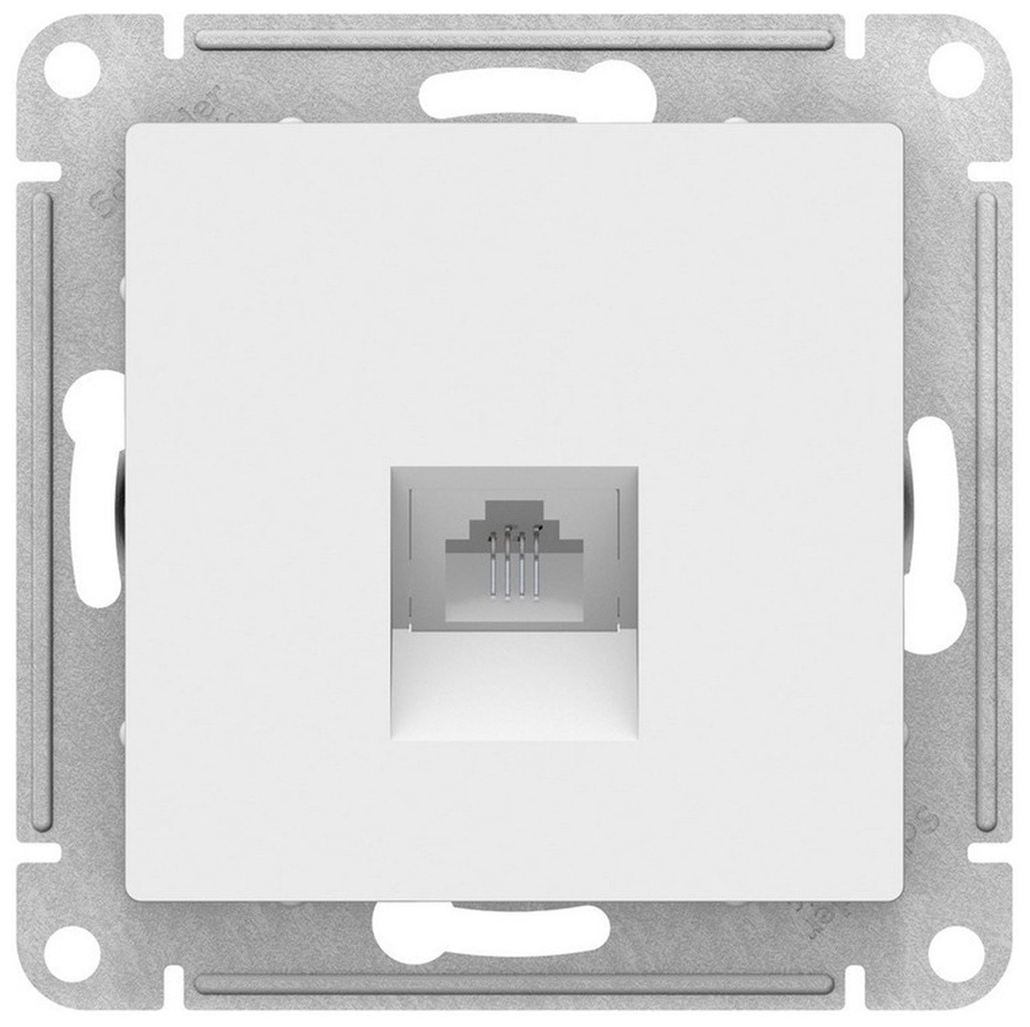 Изображение товара Розетка RJ-11 1 пост Schneider Electric Atlas Design белый