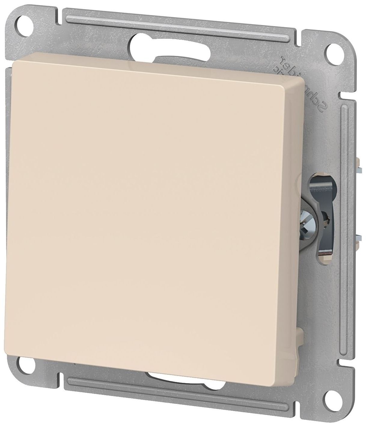 Изображение товара Выключатель 1-клавишный Schneider Electric Atlas Design бежевый