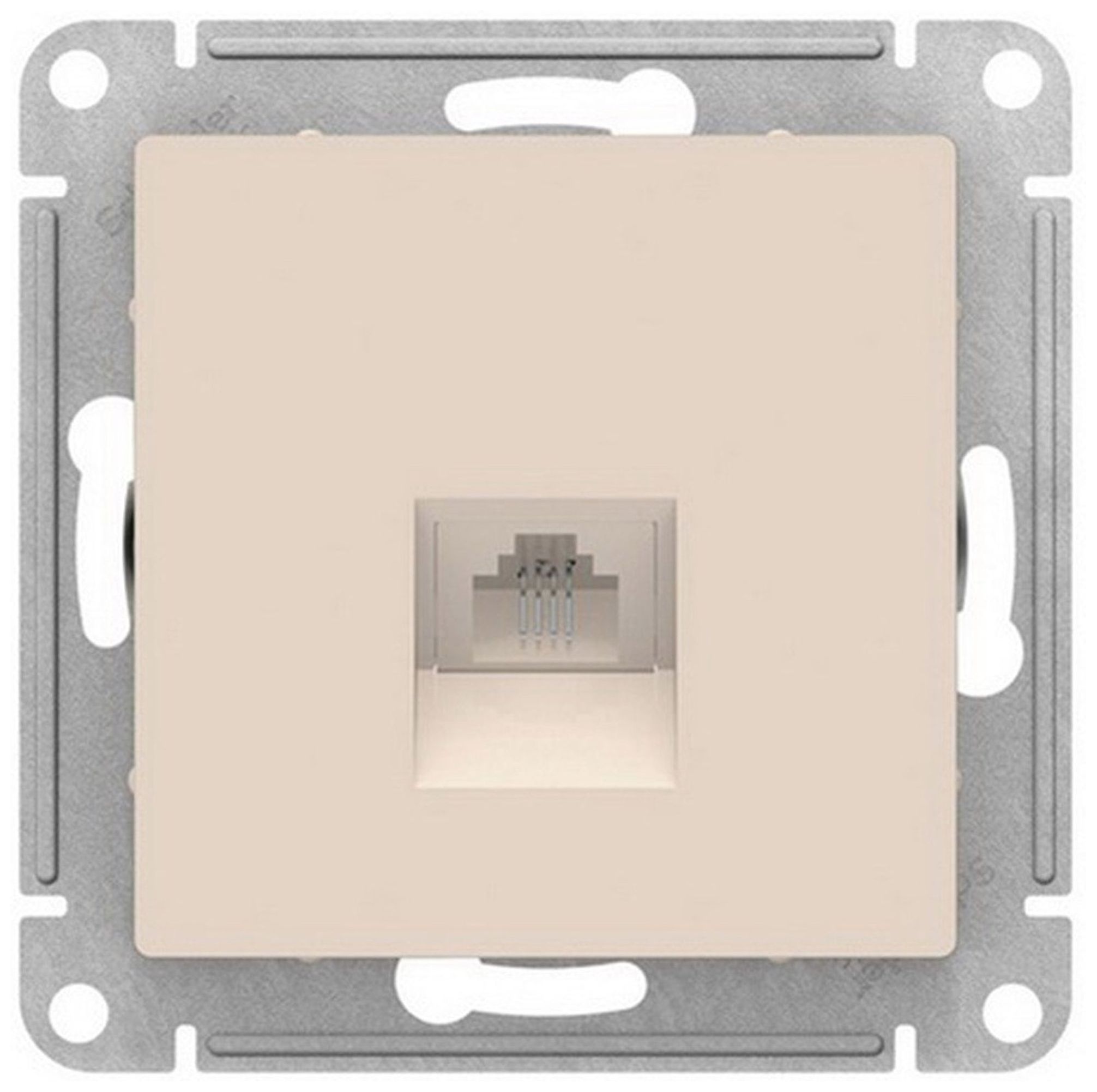 Изображение товара Розетка RJ-45 1 пост Schneider Electric Atlas Design бежевый
