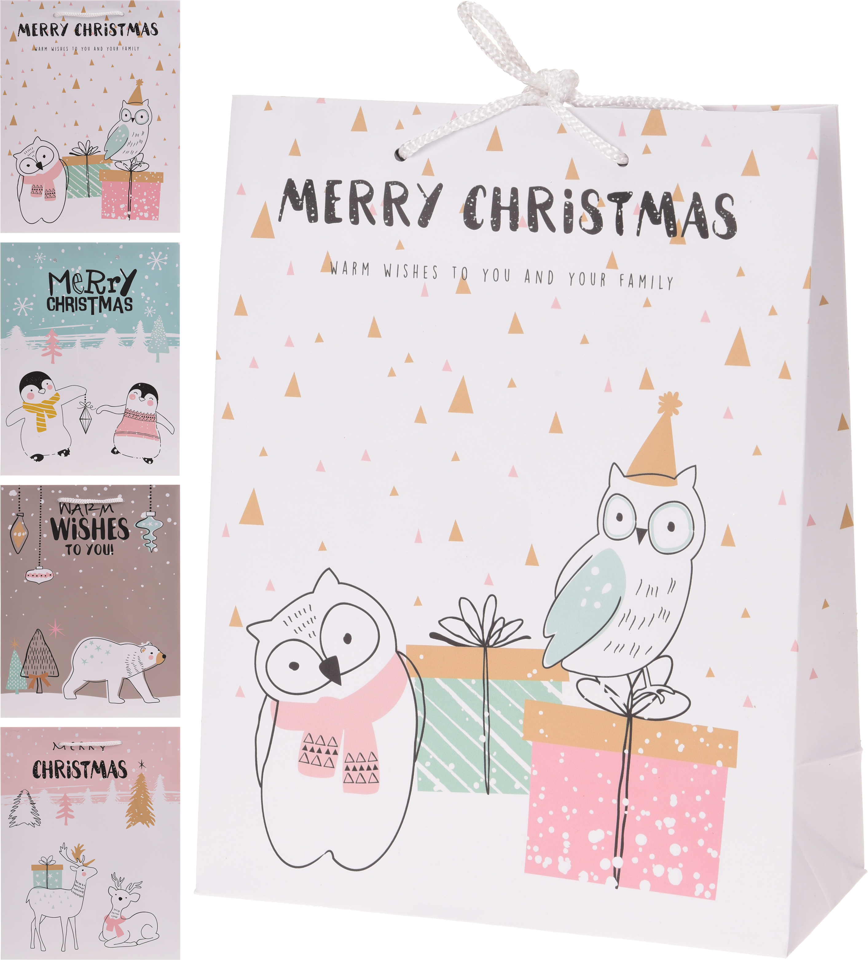 Изображение товара Подарочный бумажный пакет 18х8х23 см в ассортименте без бренда