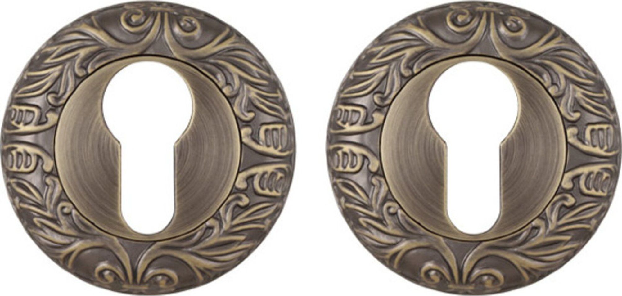 Изображение товара Накладка на замок FUARO ET SM MAB-6 круг тёмная бронза