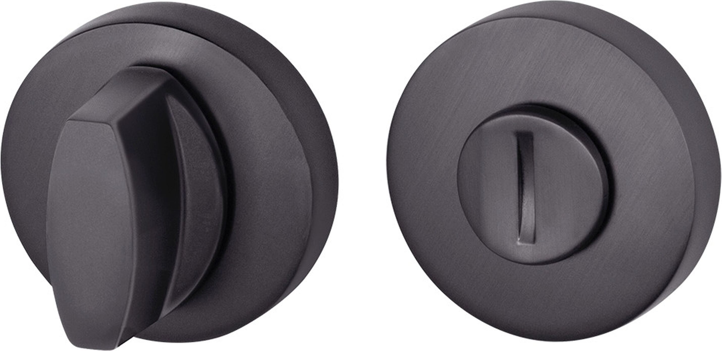 Изображение товара Дверная завертка Armadillo 52x34,5 мм металл черная для деревянных дверей