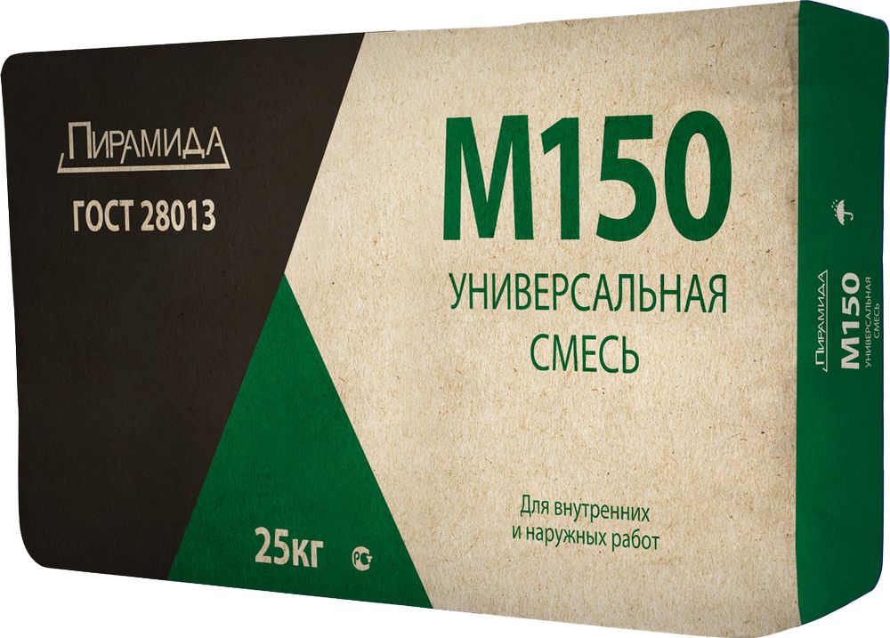 Пескобетон ПИРАМИДА Кладочная смесь ПИРАМИДА М150 25 кг