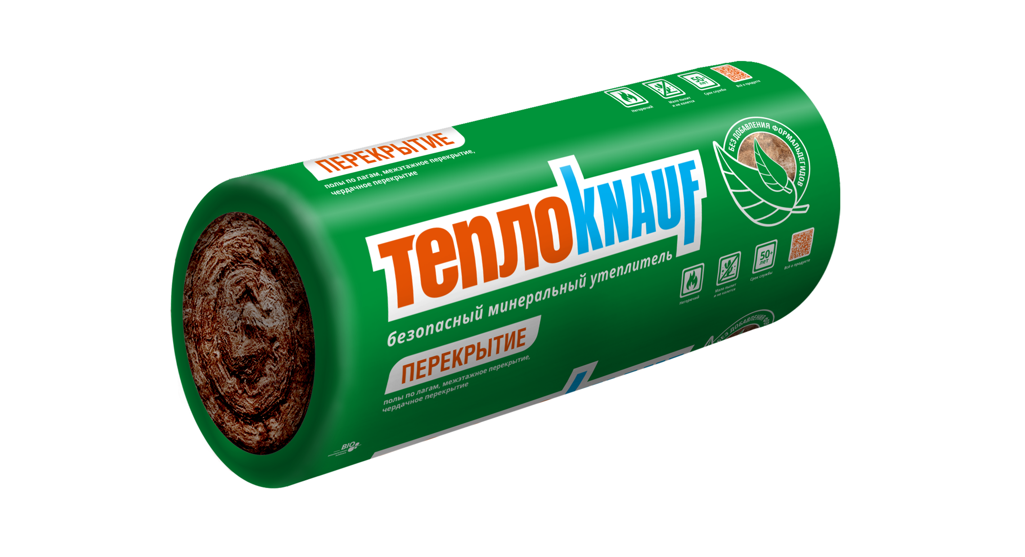 Изображение товара Теплоизоляция из минеральной ваты KNAUF 100 мм для перекрытий 9 м²