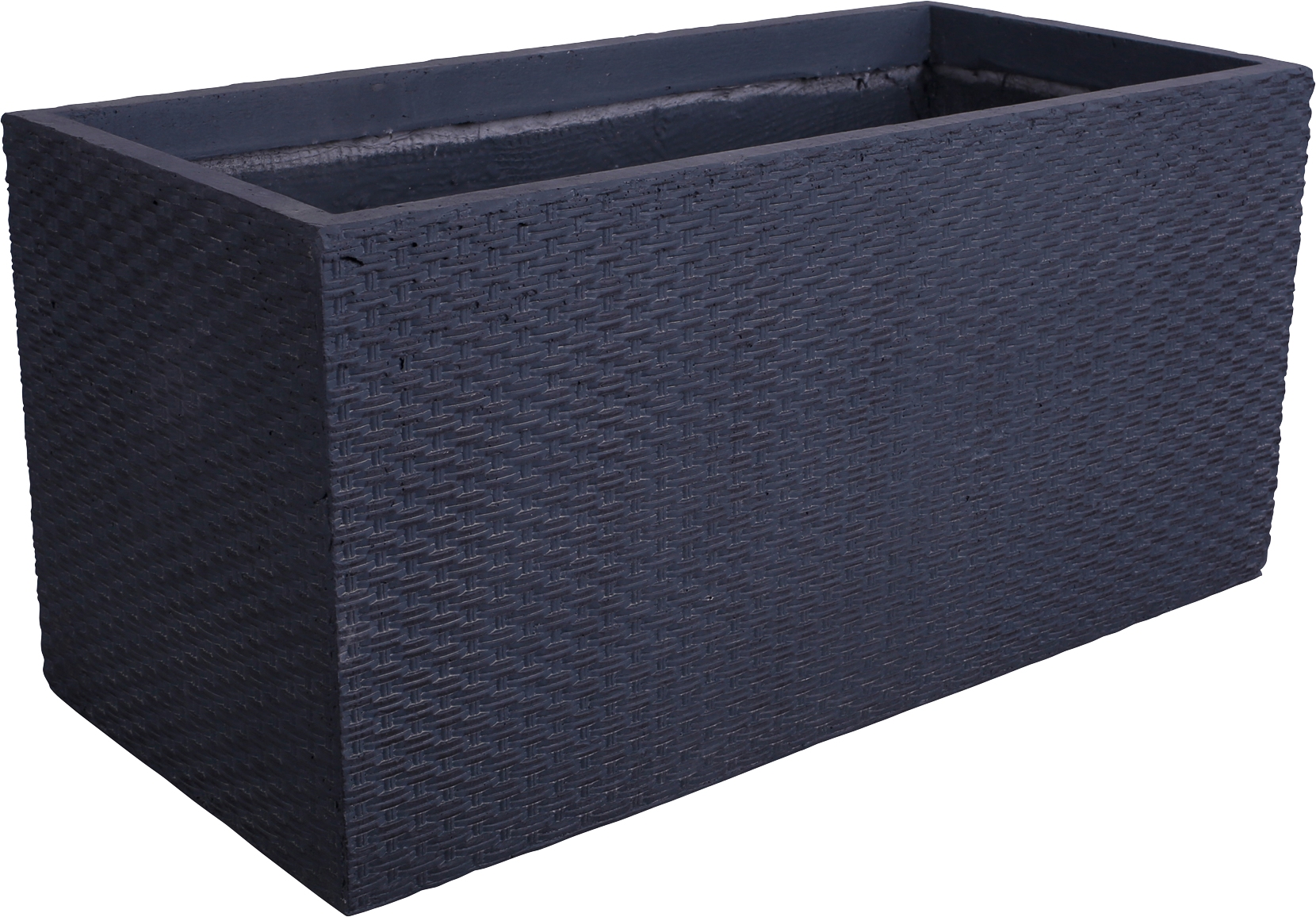 Изображение товара Кашпо 49x19x20 см файберклей серое