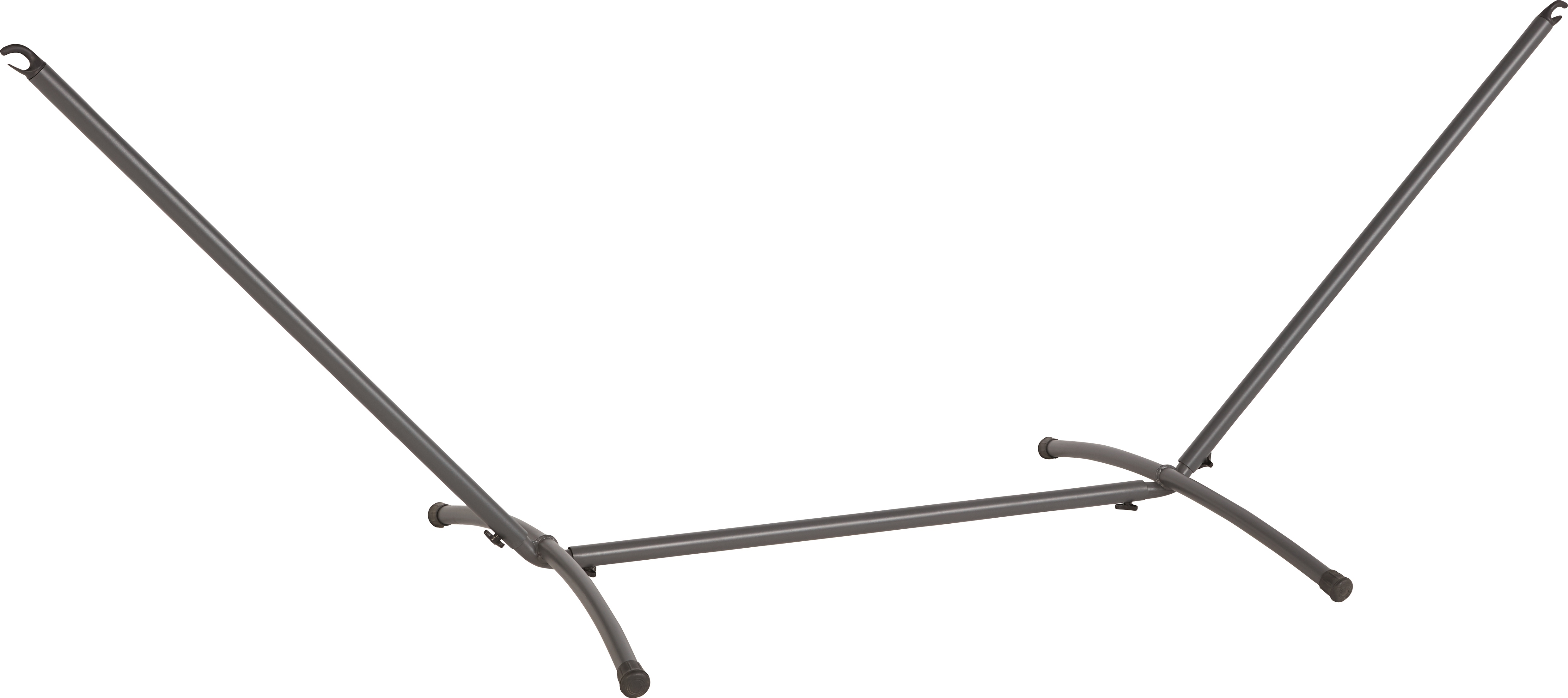 Изображение товара Садовый гамак серый из стальной рамы для отдыха и релаксации