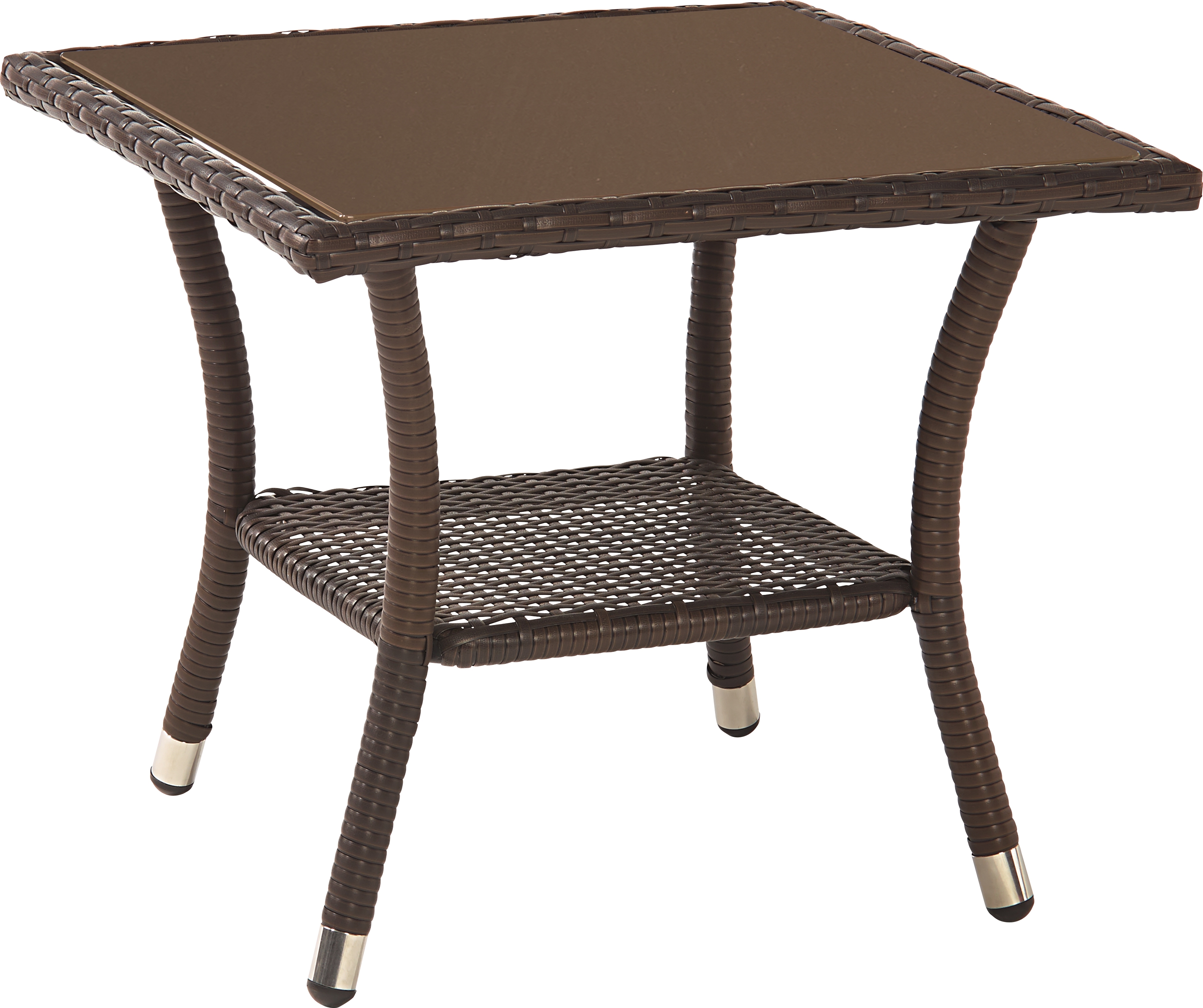 Изображение товара Стол чайный Davenport из искусственного ротанга 50x50x45 см