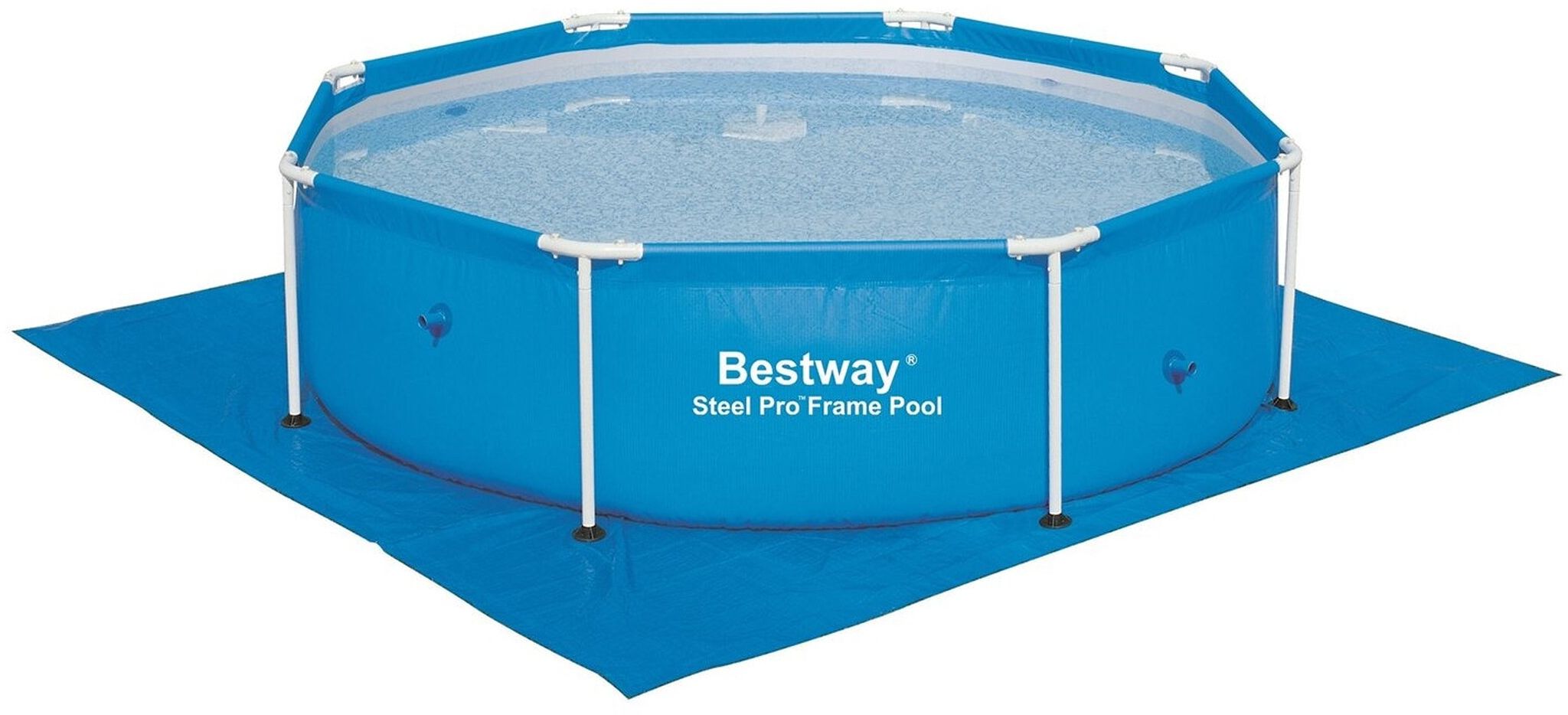 Изображение товара Коврик для бассейна Bestway 488x488 синий - защита дна и гидроизоляция