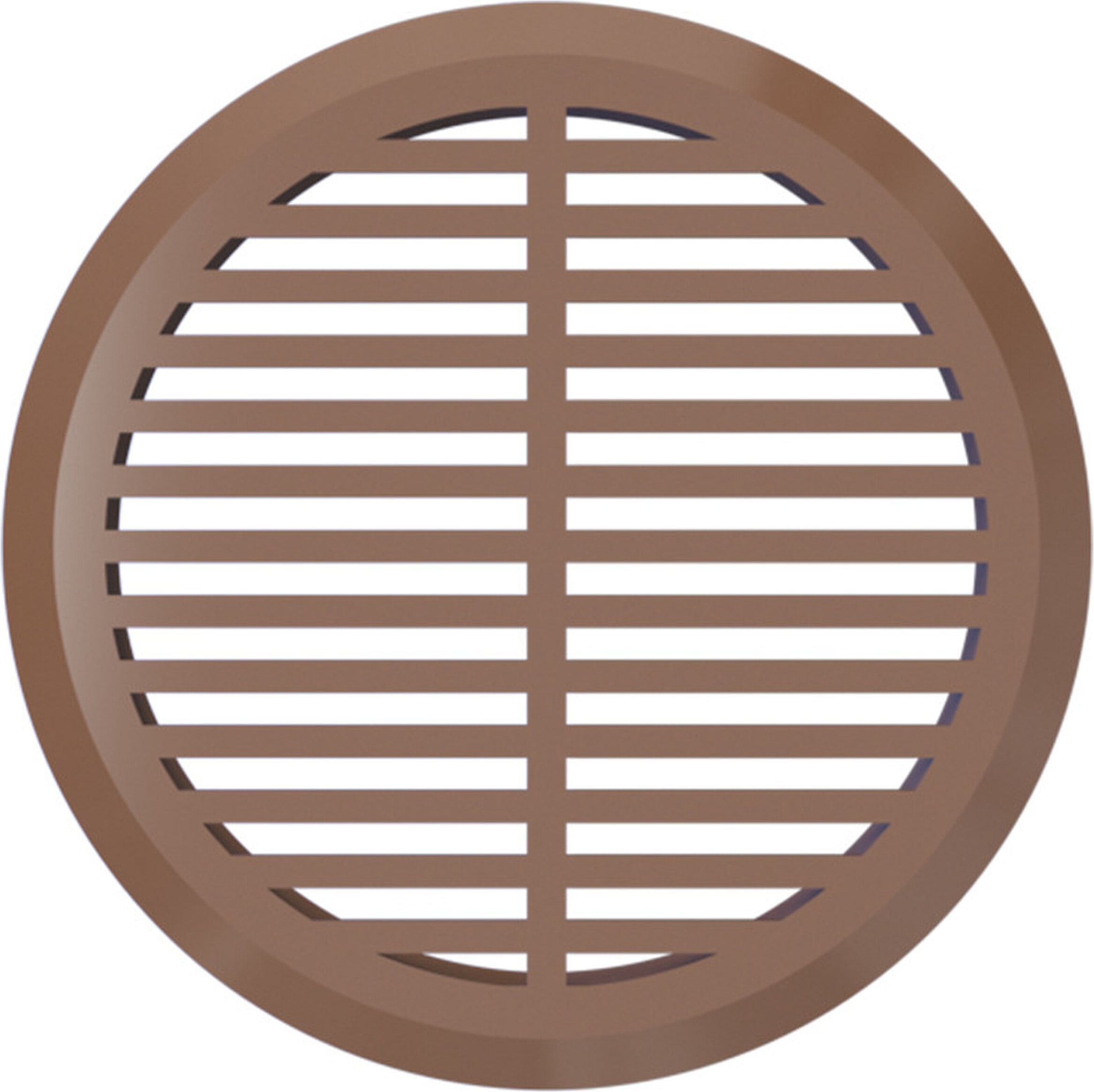 Изображение товара Решетка вентиляционная приточно-вытяжная ERA 05ДП 1/4 202х202 мм коричневая