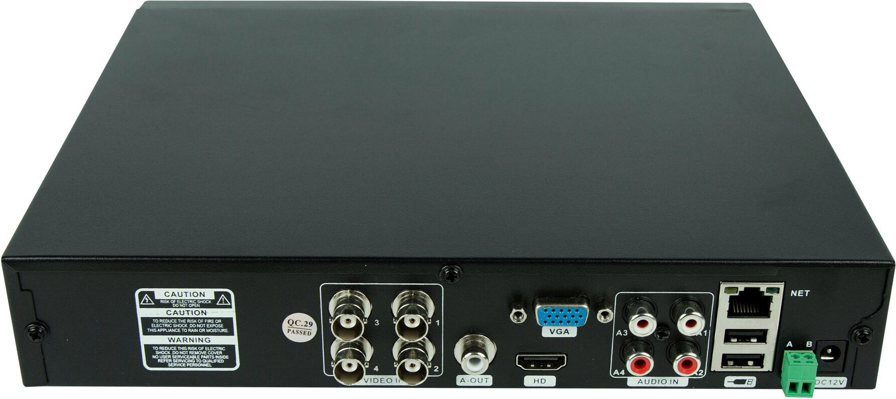 Изображение товара Видеорегистратор гибридный REXANT AHD-H 720P черный для видеонаблюдения