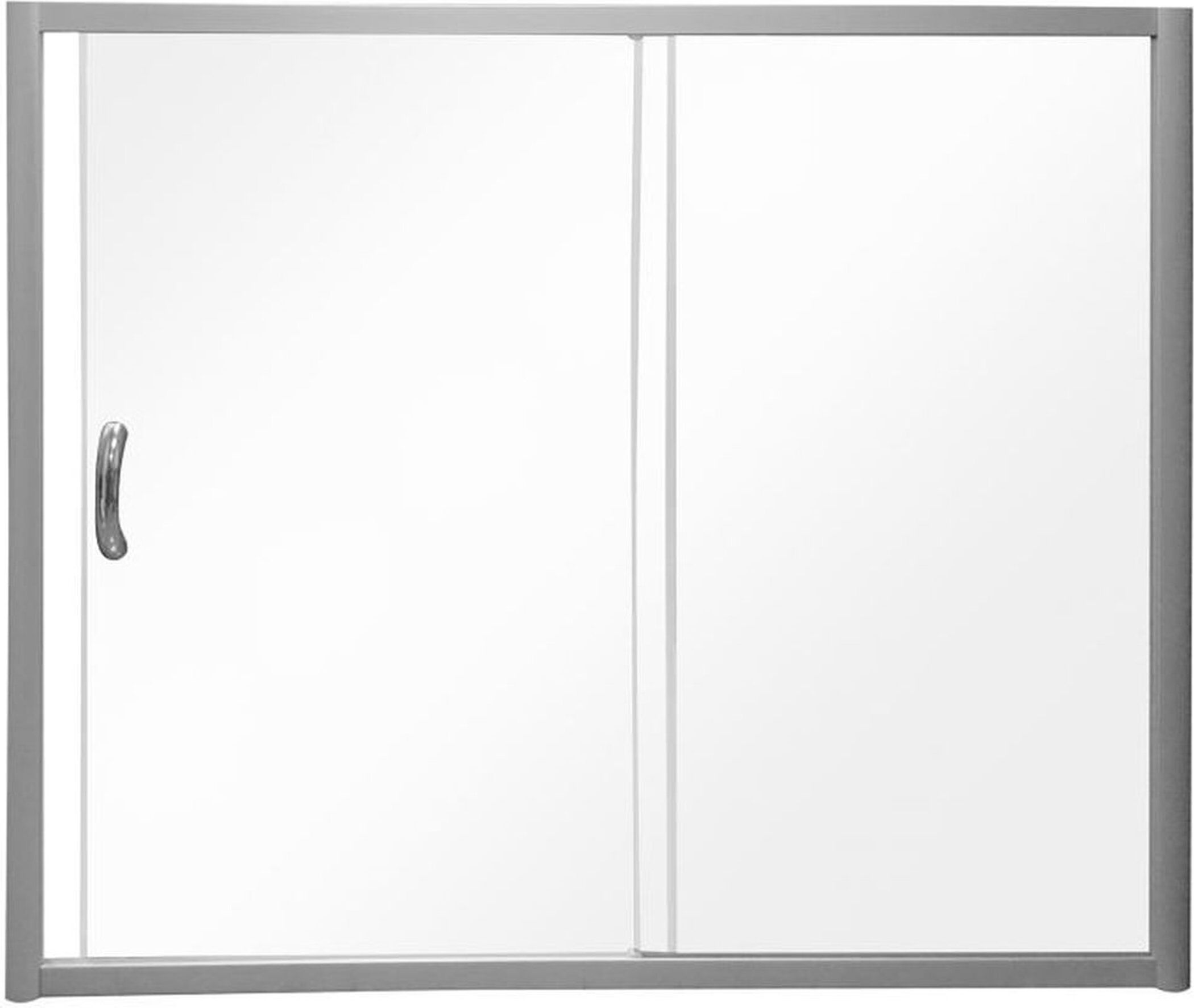 Изображение товара Стеклянная душевая шторка AM.PM BLISS L 150x150 см, раздвижная, 2 секции