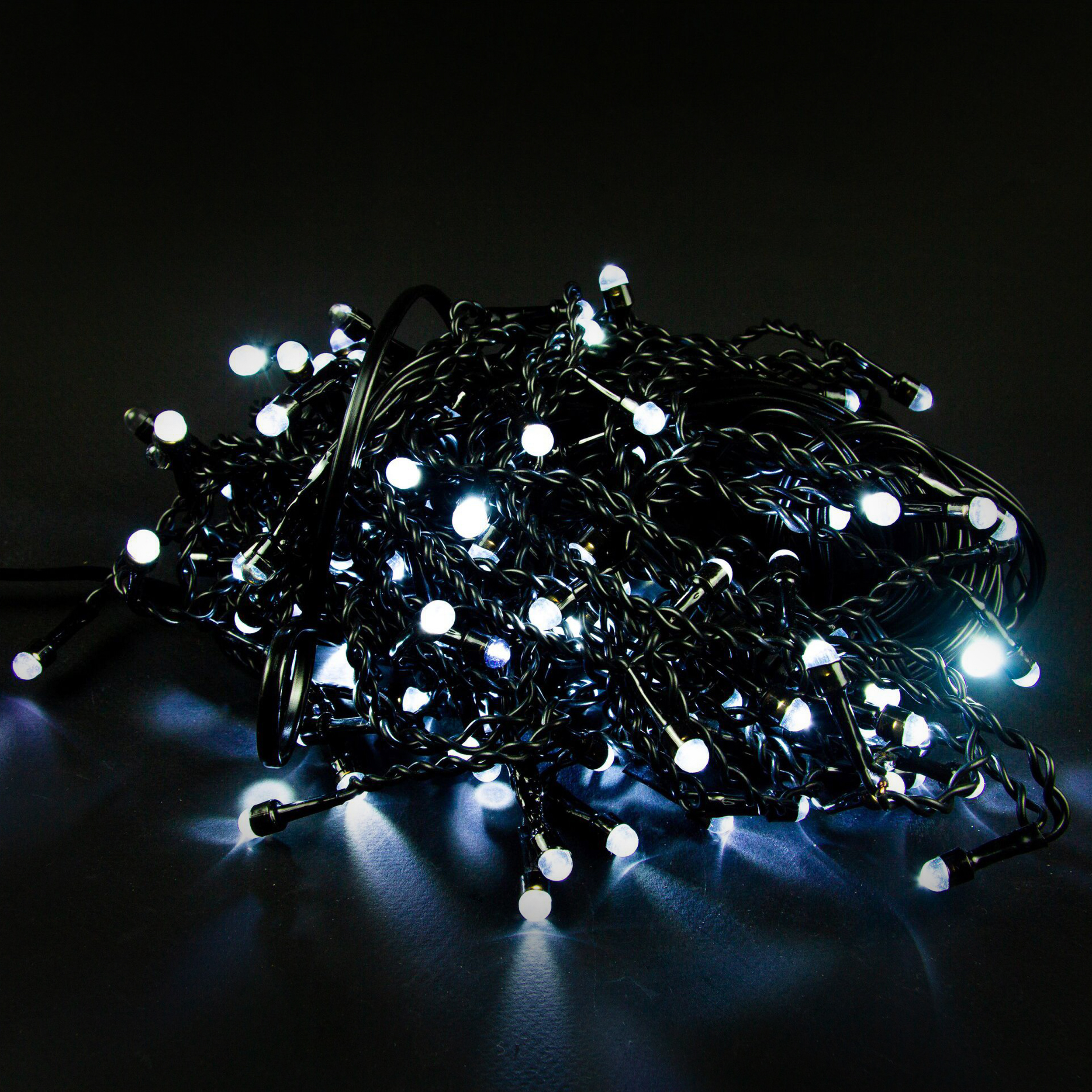 Изображение товара Гирлянда наружная занавес GLOS IE 120 LED холодный белый 10 м