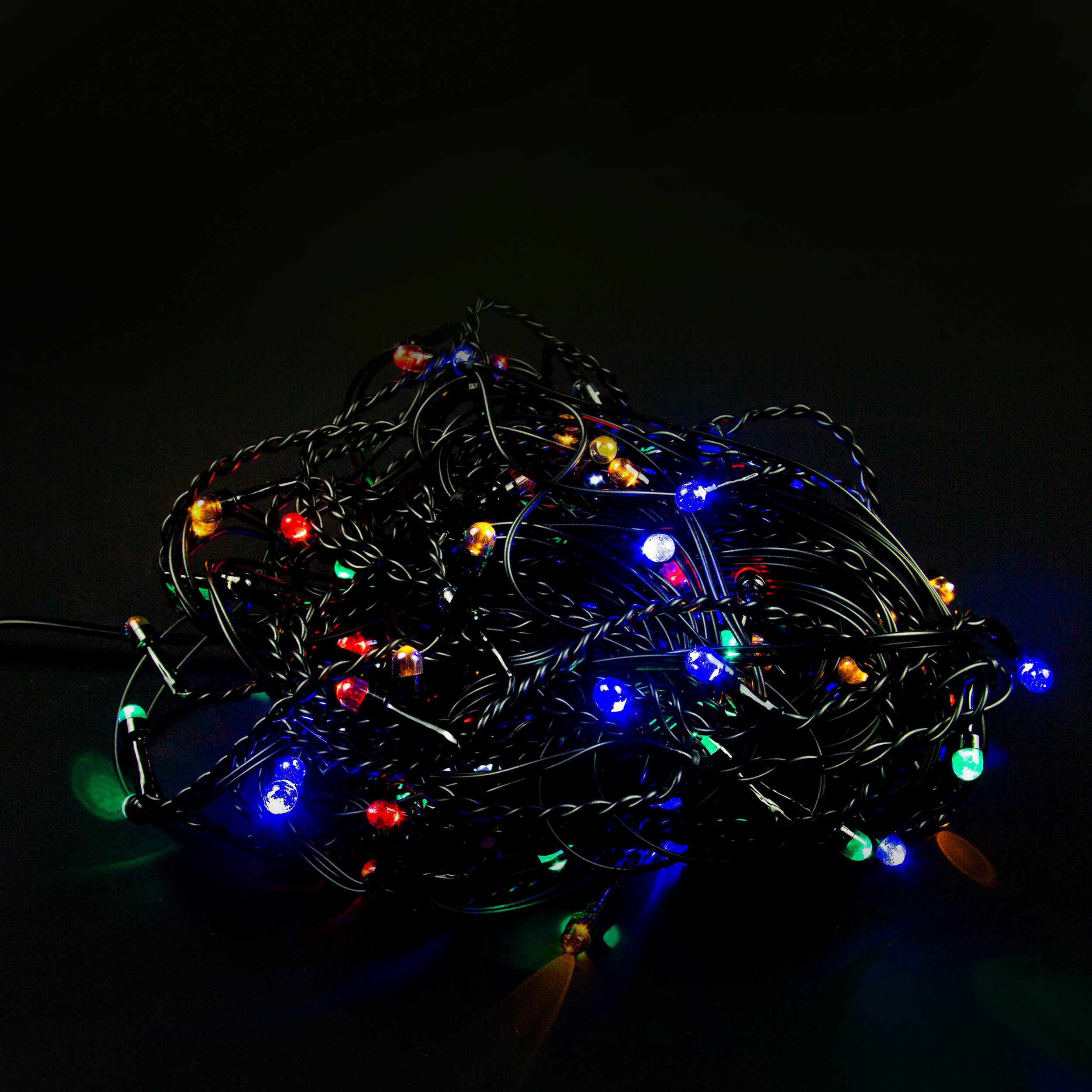 Изображение товара Гирлянда уличная тающие сосульки GLOS 120 LED мультицвет 10 м для улицы и интерьера