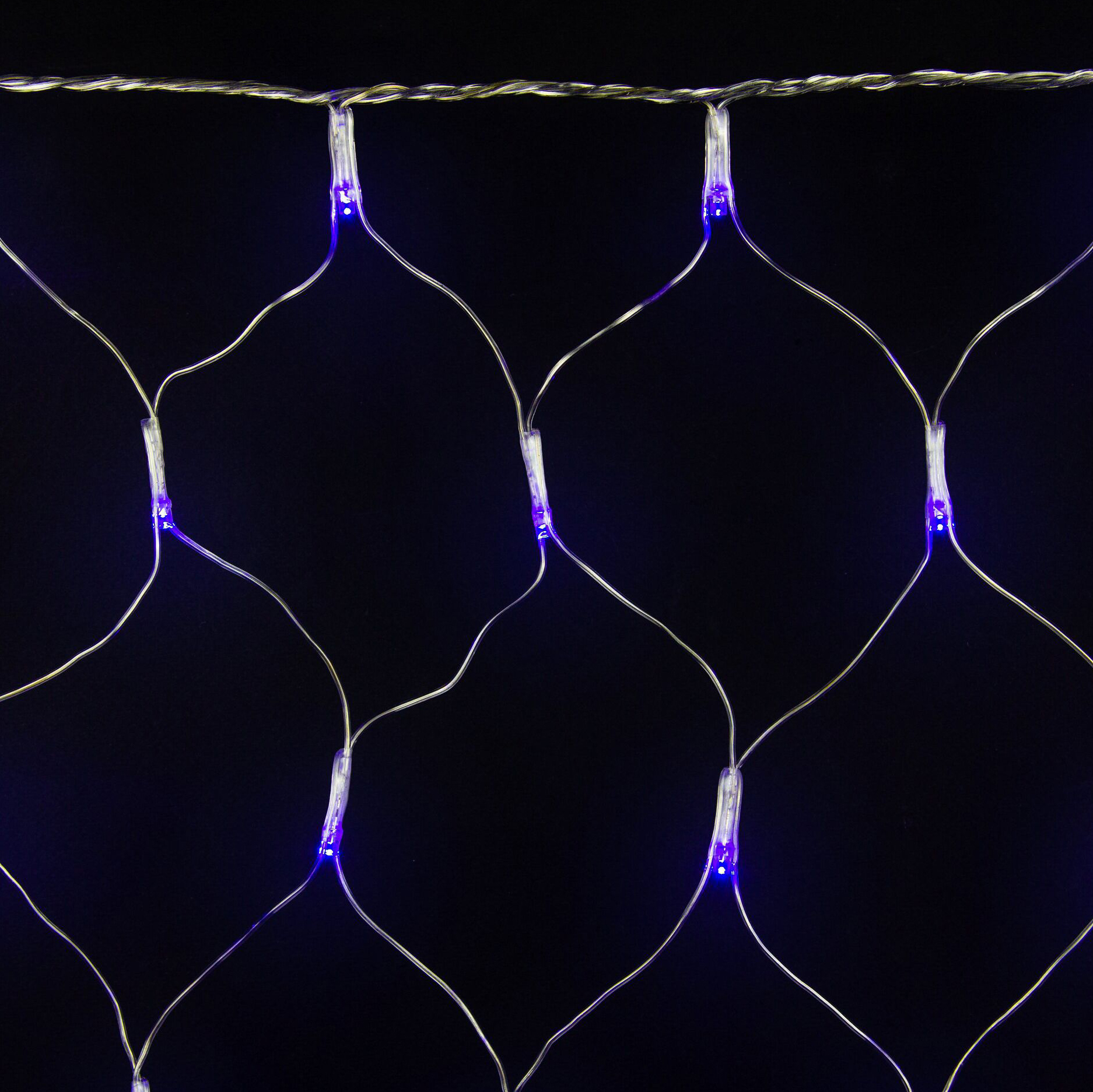 Изображение товара Гирлянда внутренняя сетка SYSTEM IN 300 LED синий 1 м