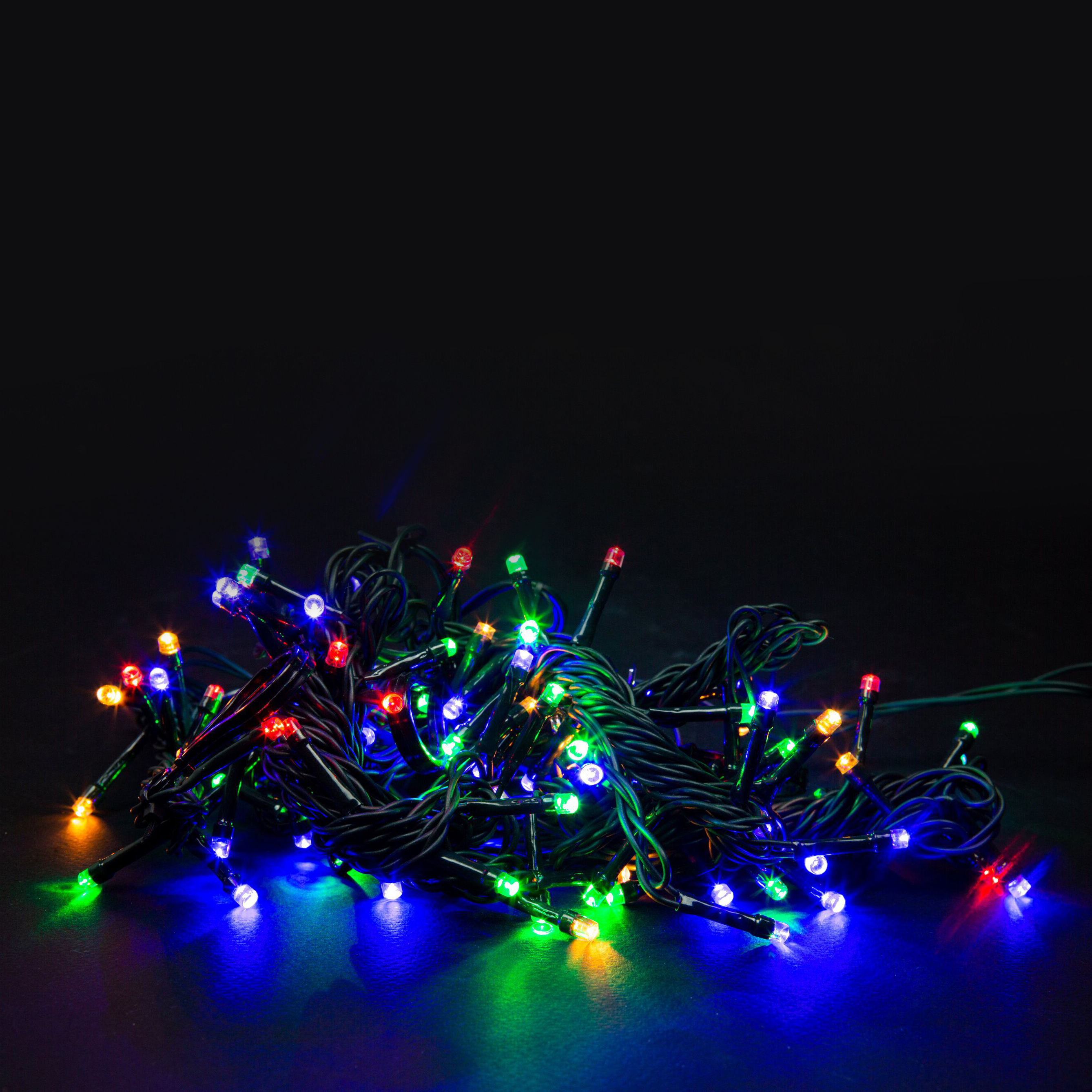 Изображение товара Гирлянда внутренняя нить Glos Illumination Expert 102 LED многоцветный 3,1 м