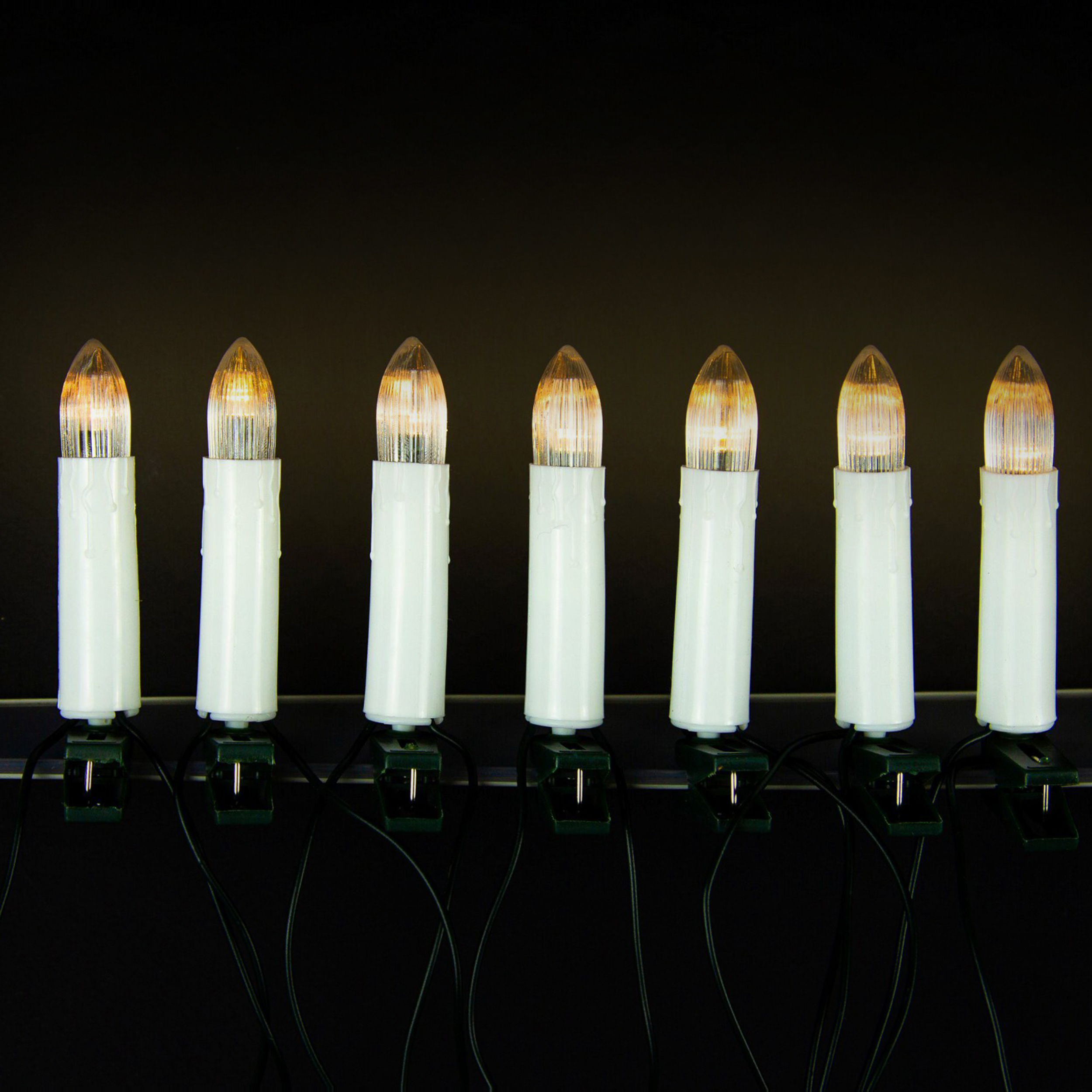 Изображение товара Гирлянда внутренняя нить Glos IE 16 LED белый 7,5 м для новогоднего декора