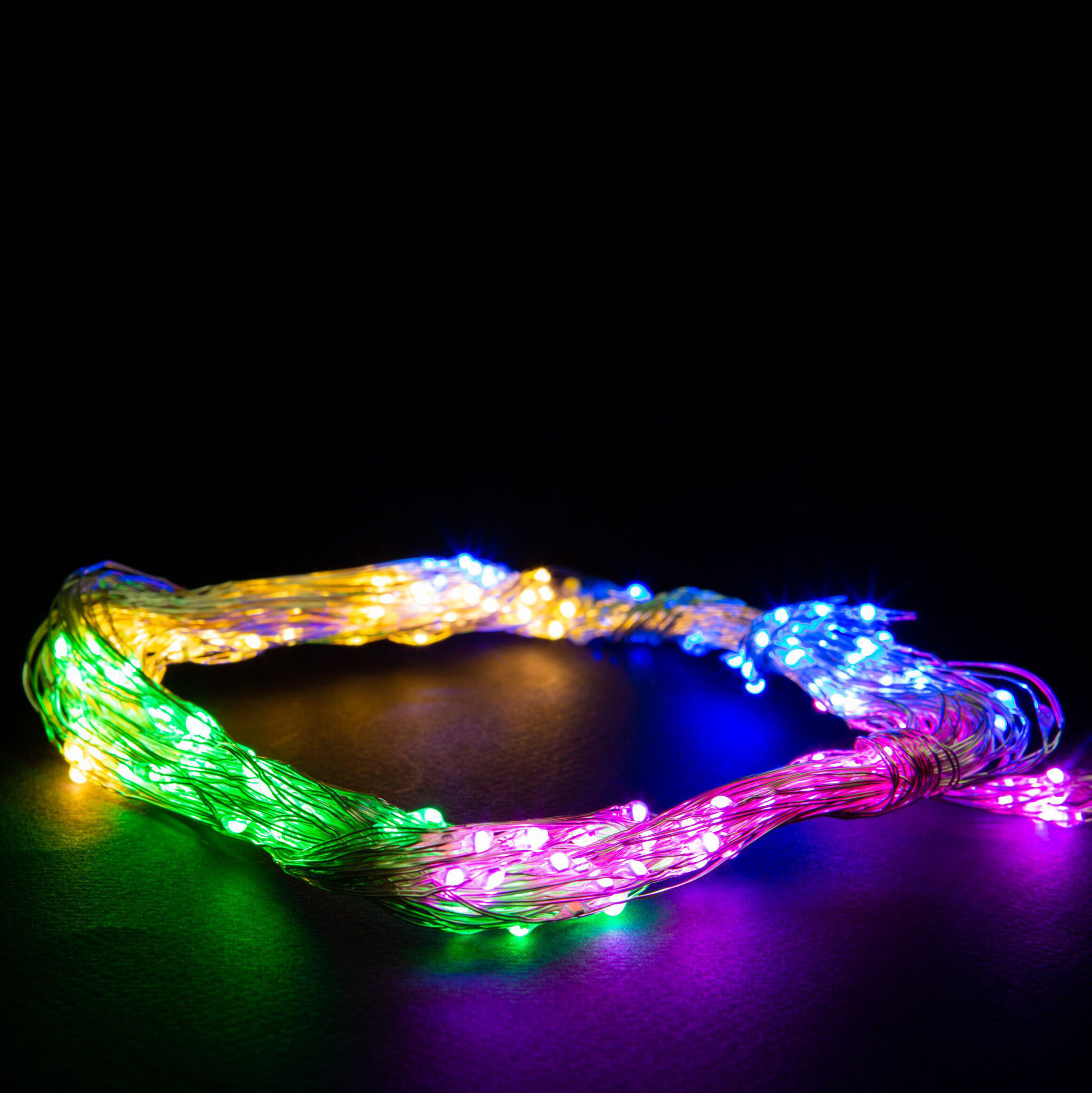 Изображение товара Гирлянда внутренняя занавес Glos IE 240 LED многоцветный 2 м