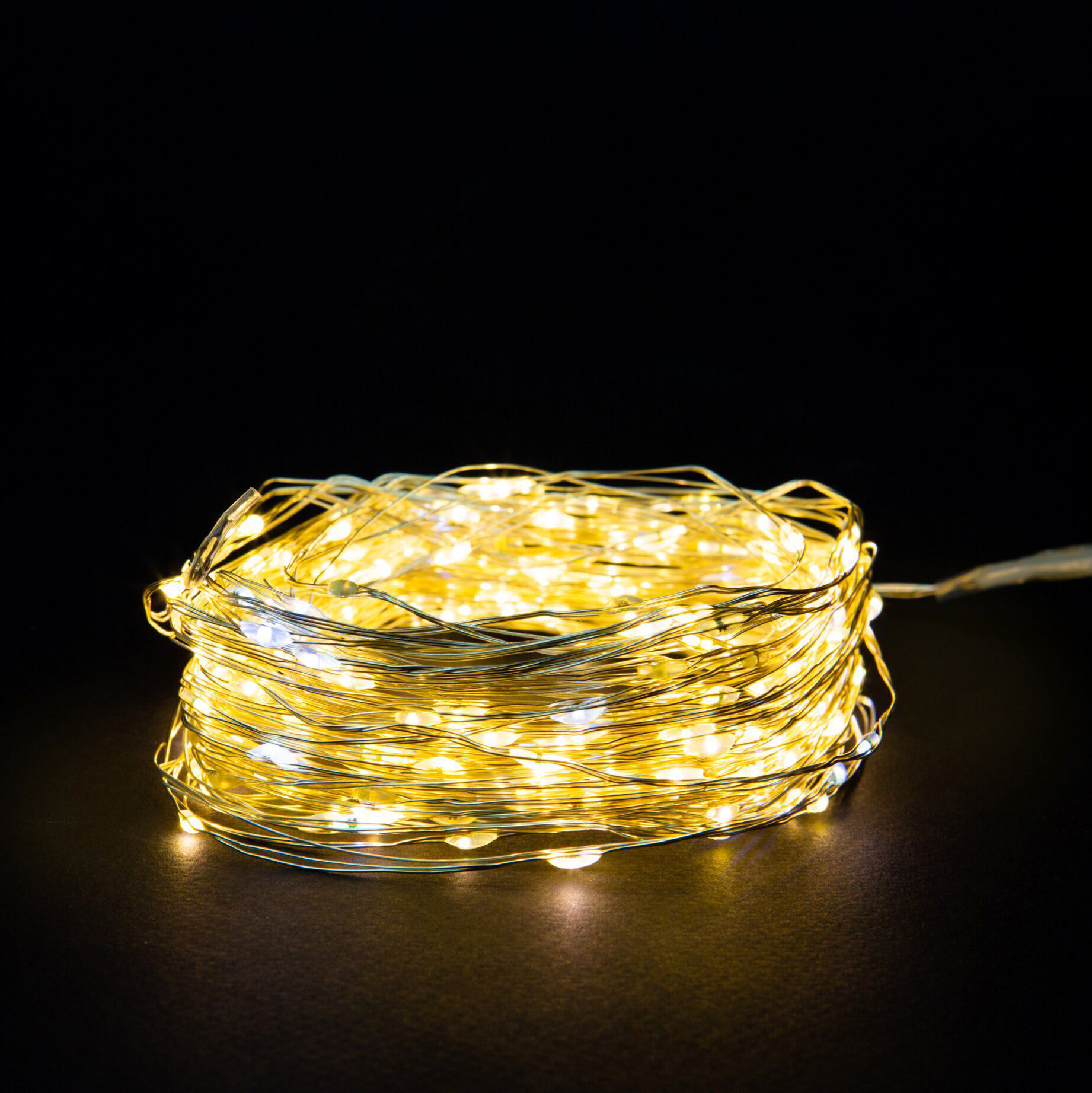 Изображение товара Гирлянда внутренняя нить Glos IE 240 LED синий белый 12 м