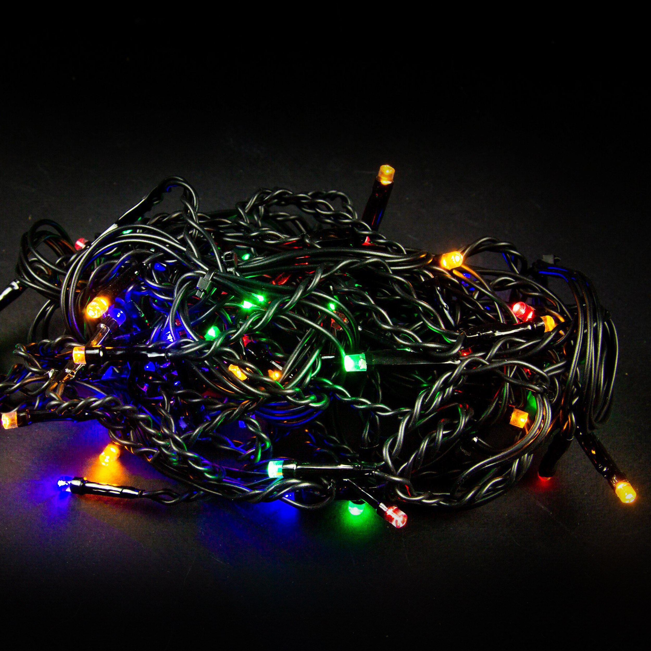 Изображение товара Гирлянда внешняя занавес SYSTEM OUT 50 LED многоцветный 2,4 м