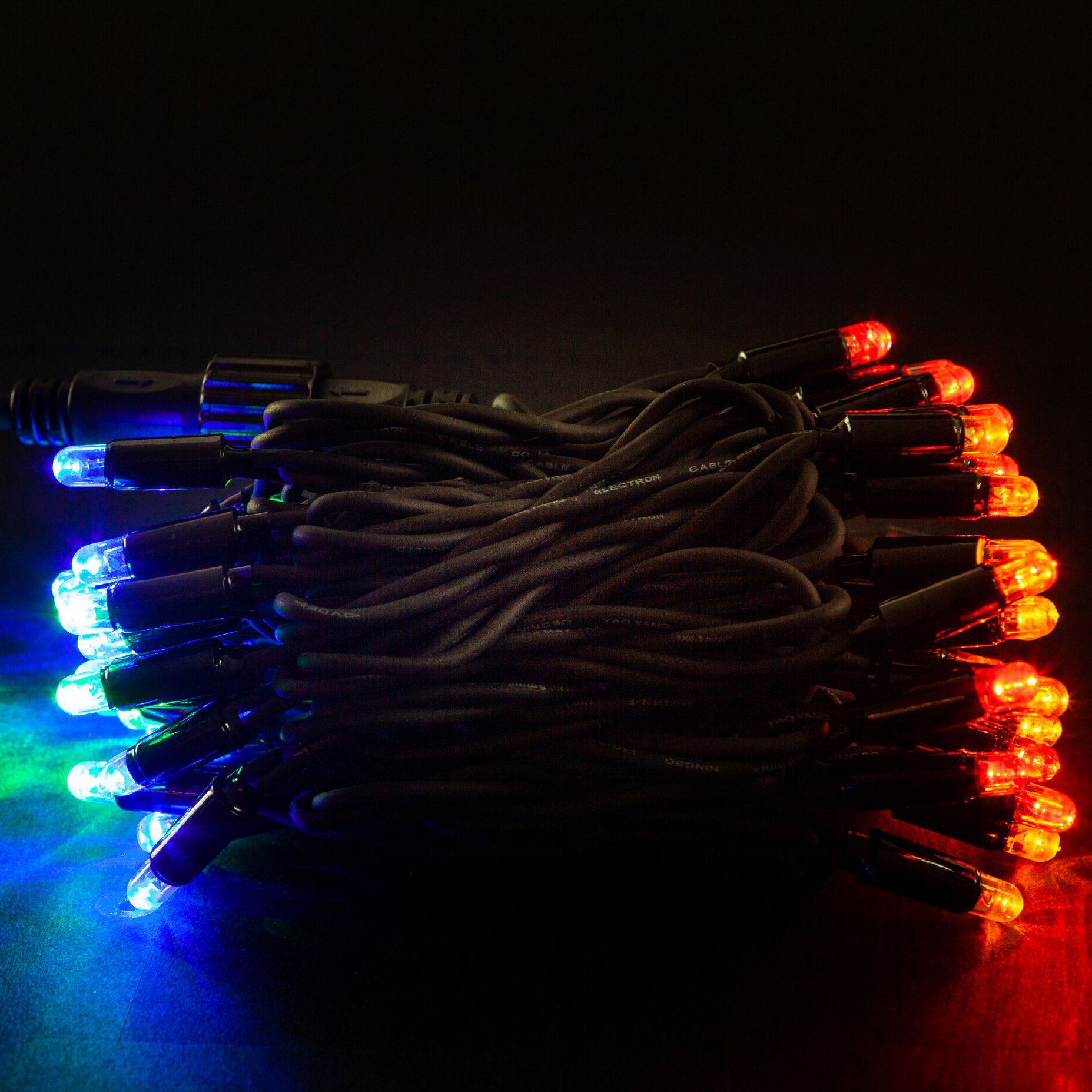 Изображение товара Гирлянда внешняя нить SYSTEM PROF 50 LED многоцветная 5 м для улицы и помещений