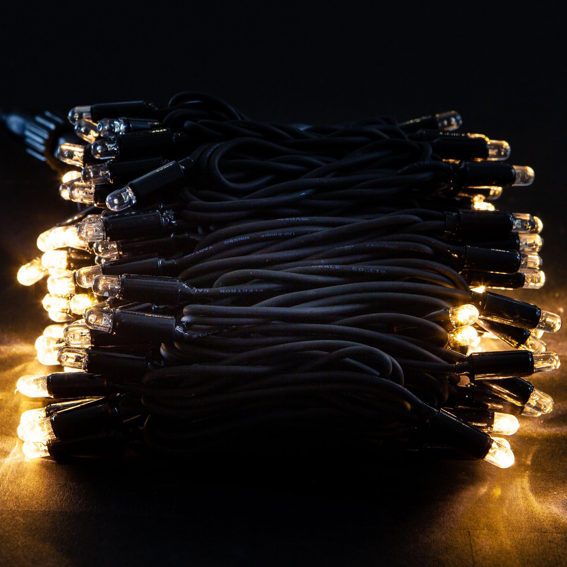 Изображение товара Гирлянда наружная SYSTEM PROF Нить 100 LED теплый белый 10 м