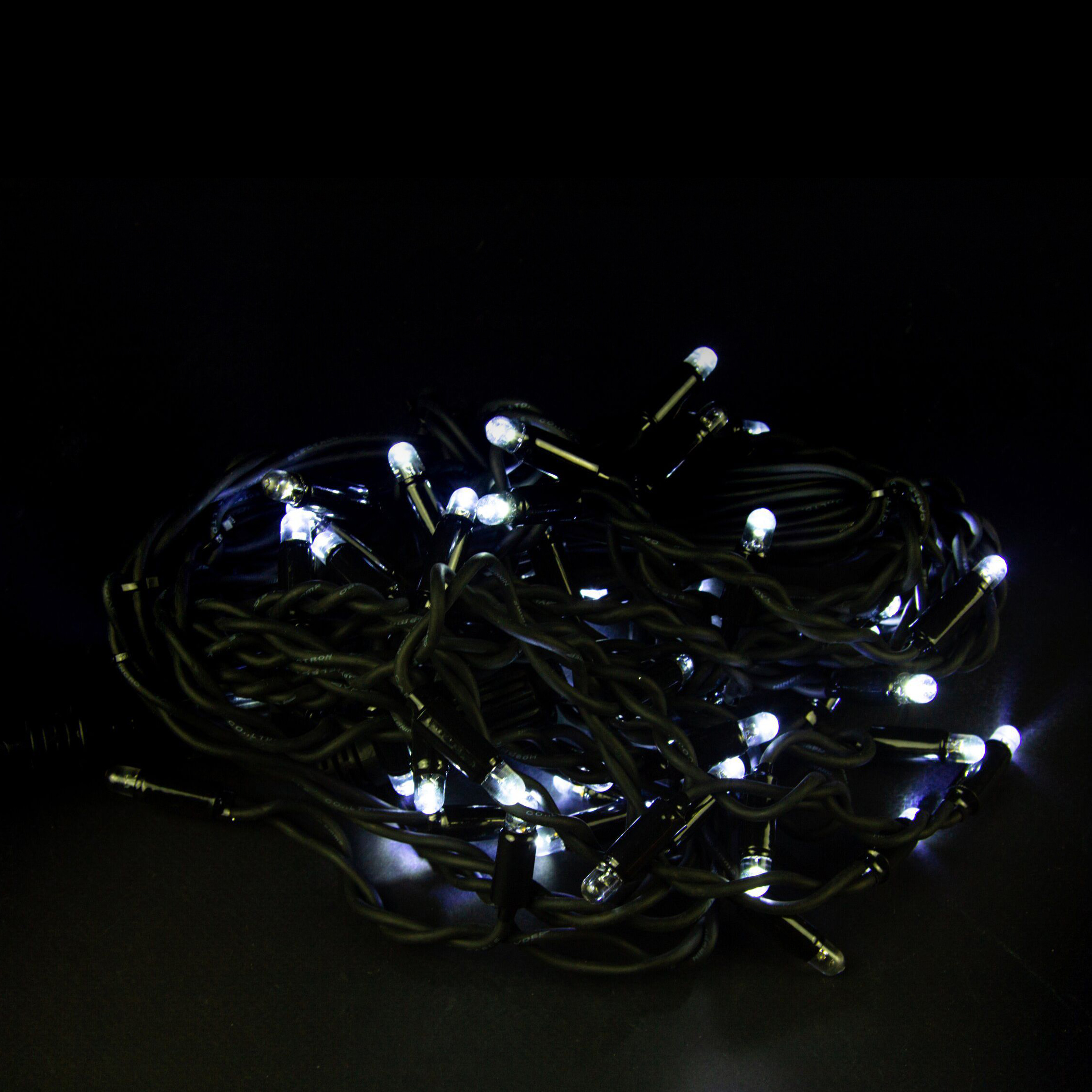 Изображение товара Гирлянда бахрома SYSTEM PROF 50 LED 3 м белый для декора внутри и снаружи