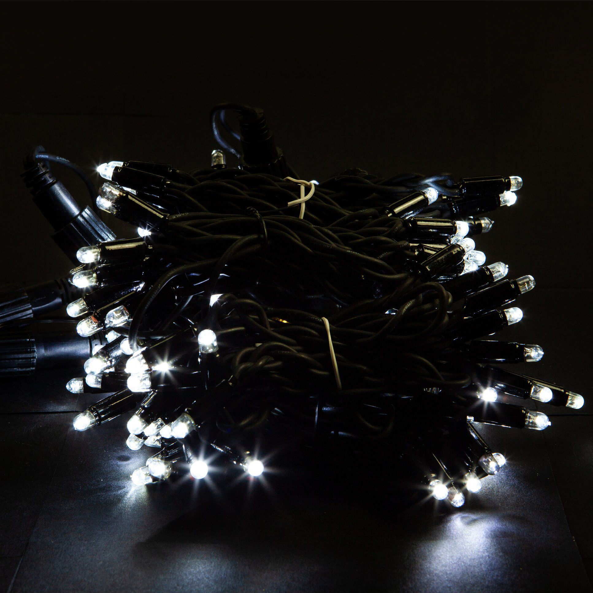 Изображение товара Гирлянда универсальная бахрома SYSTEM PROF 100 LED белый 2 м