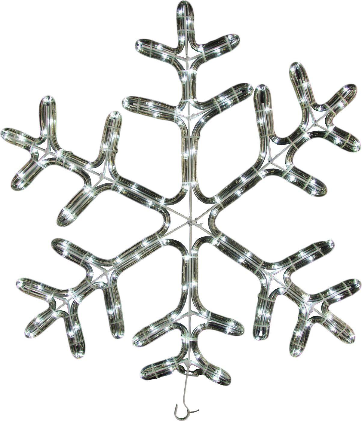 Изображение товара Световая фигура снежинка 144 LED IP44 56 см белый постоянный