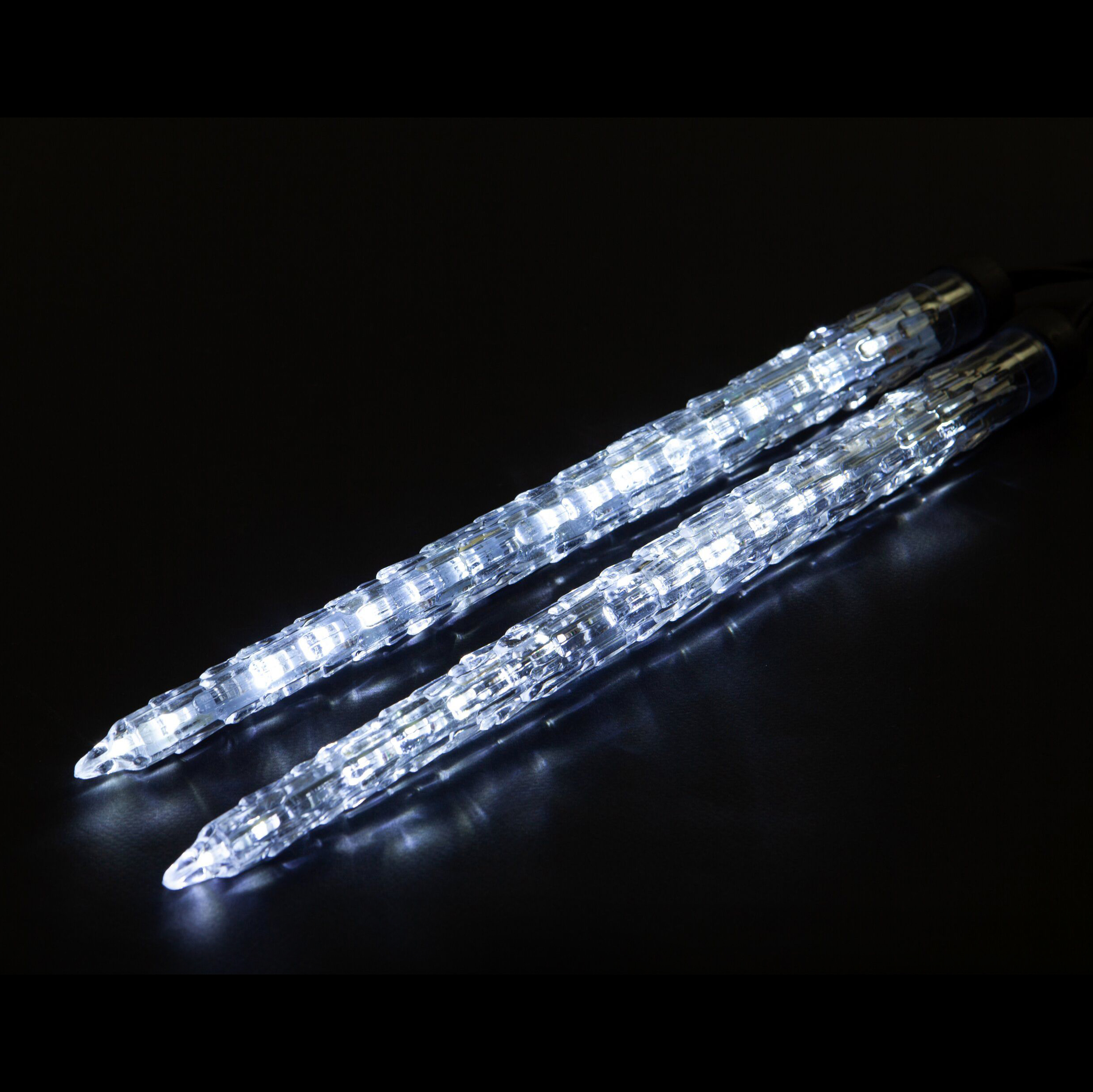 Изображение товара Гирлянда внешняя тающие сосульки SYSTEM PROF 108 LED 1,8 м Белая для улицы