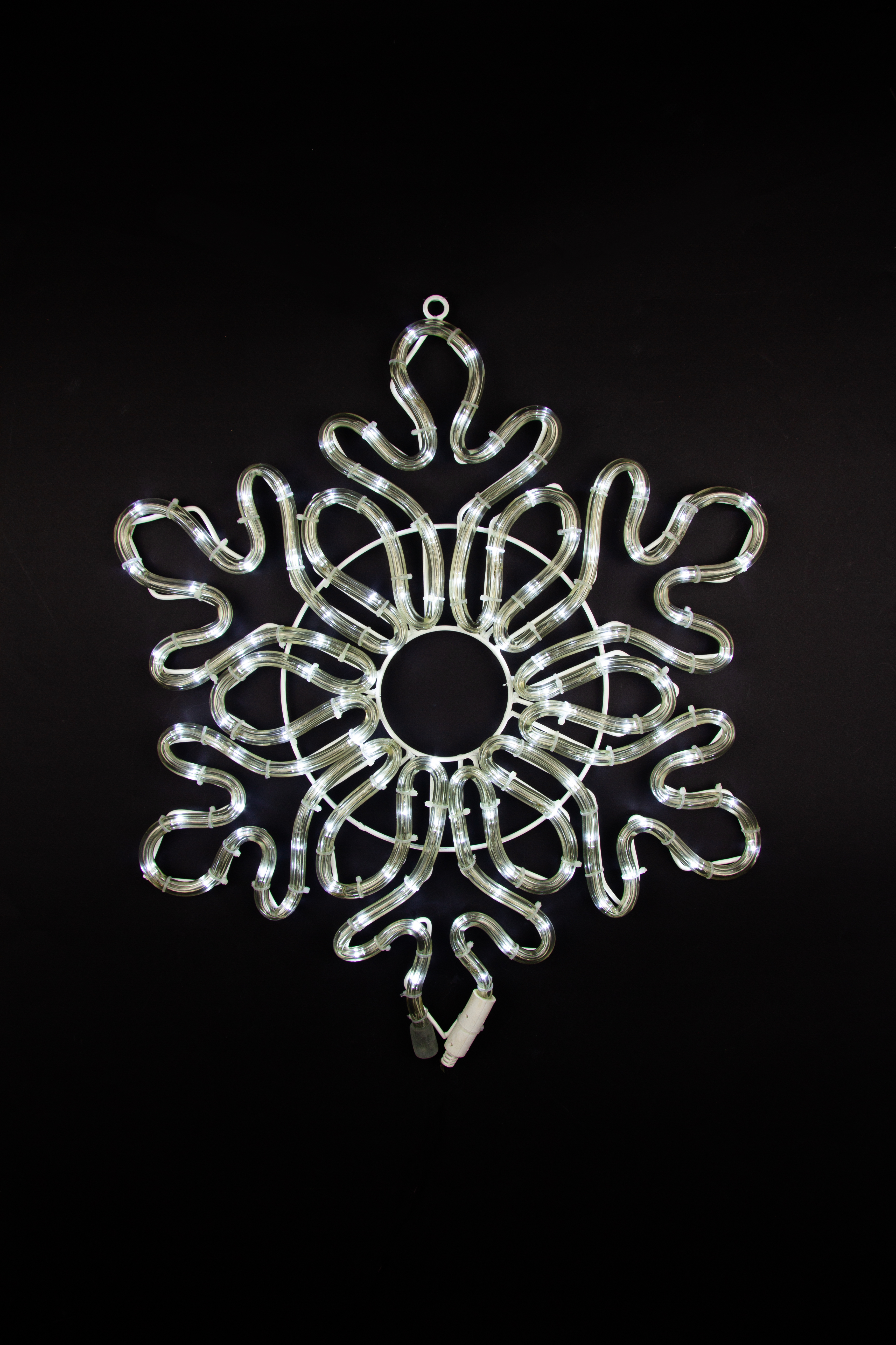 Изображение товара Новогодняя фигура снежинка 50 см 120 светодиодов холодный белый уличная