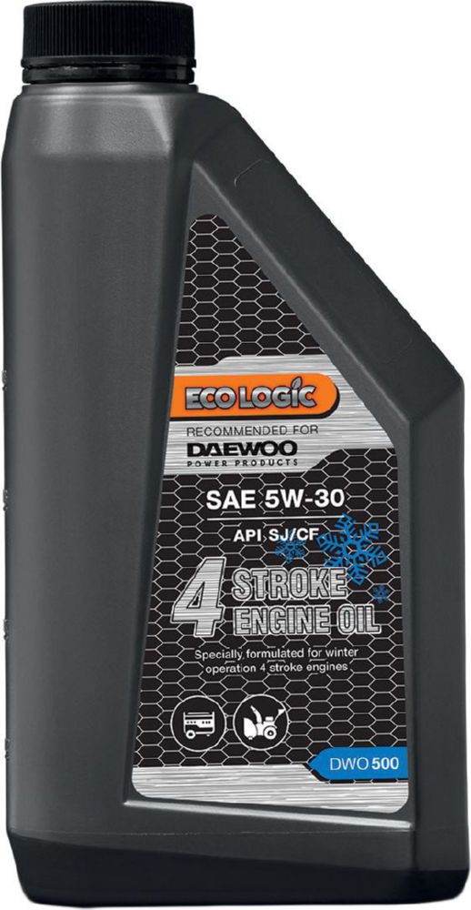 Изображение товара Моторное масло 4Т DAEWOO ECOLOGIC DWO 500 SAE 5W-30 полусинтетическое 1 л