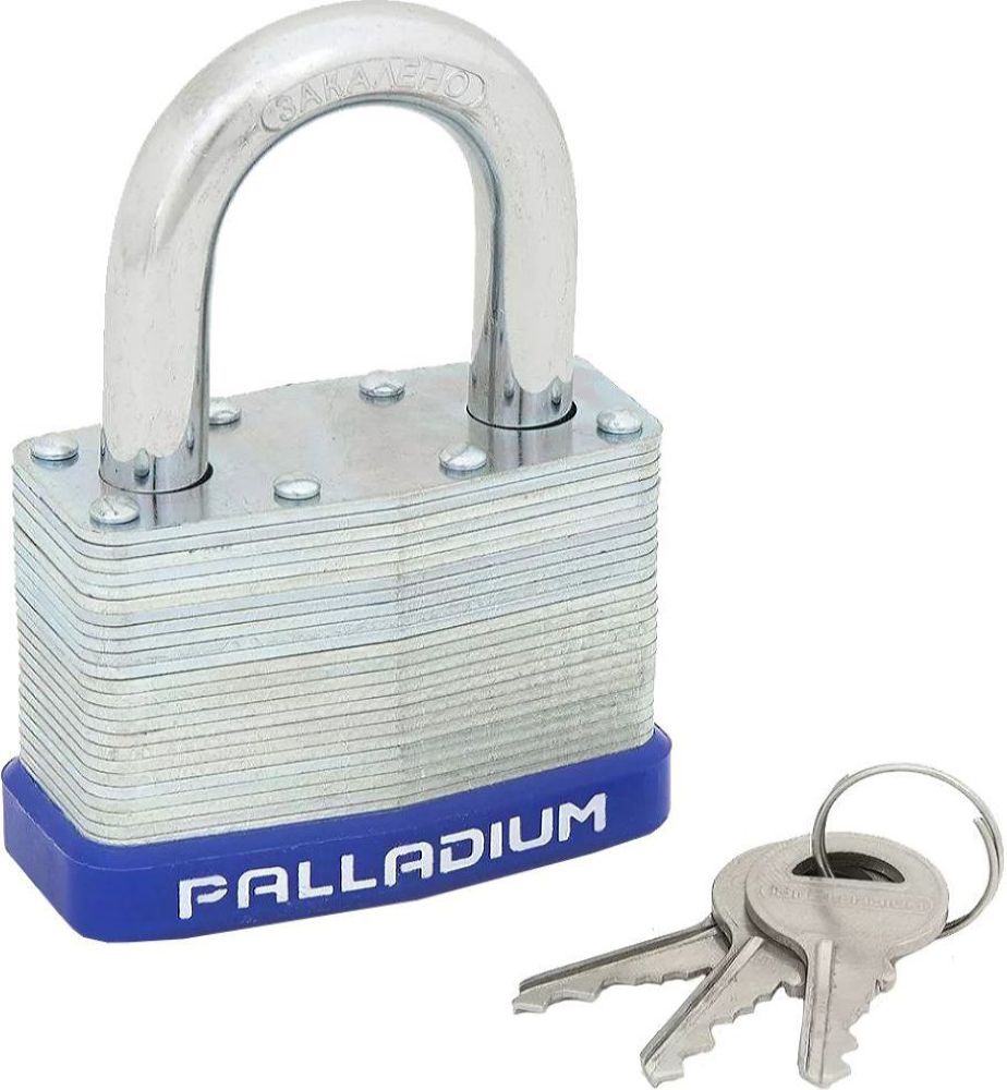 Изображение товара Навесной замок Palladium 901S-65 синий 60x45 мм стойкий к погодным условиям