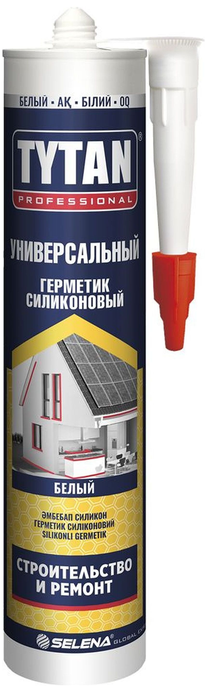 Изображение товара Герметик силиконовый универсальный TYTAN белый 280 мл для внутренних и наружных работ