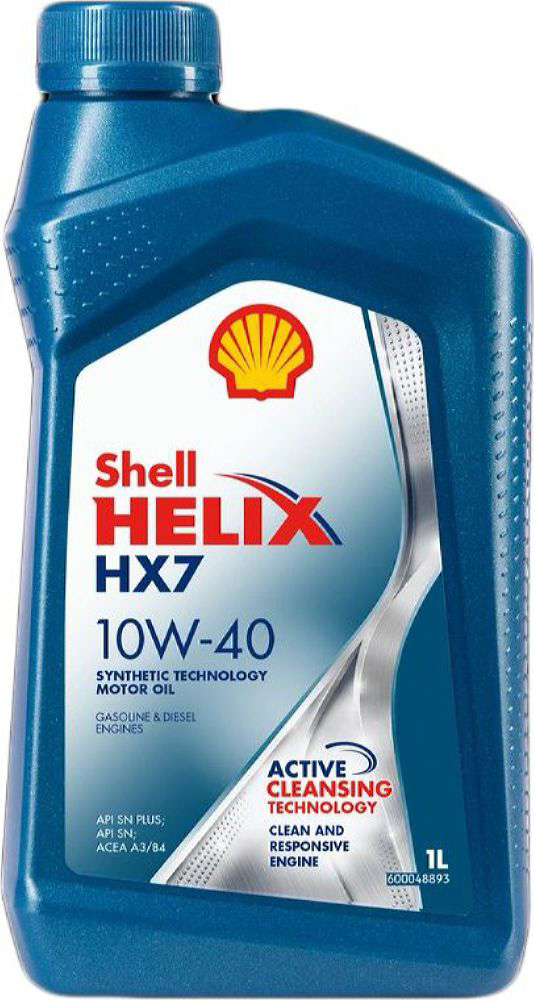 Изображение товара Моторное масло Shell Helix HX7 10W-40 полусинтетическое 1 л