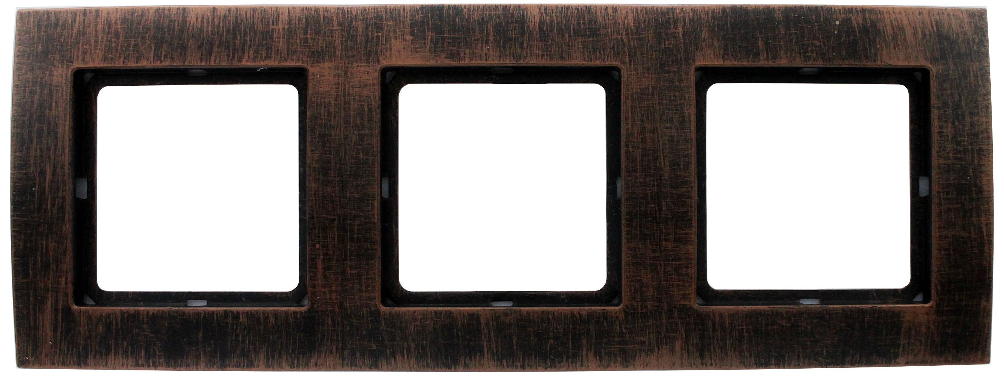 Изображение товара Рамка 3 поста Duwi Palazzo Vintage медный