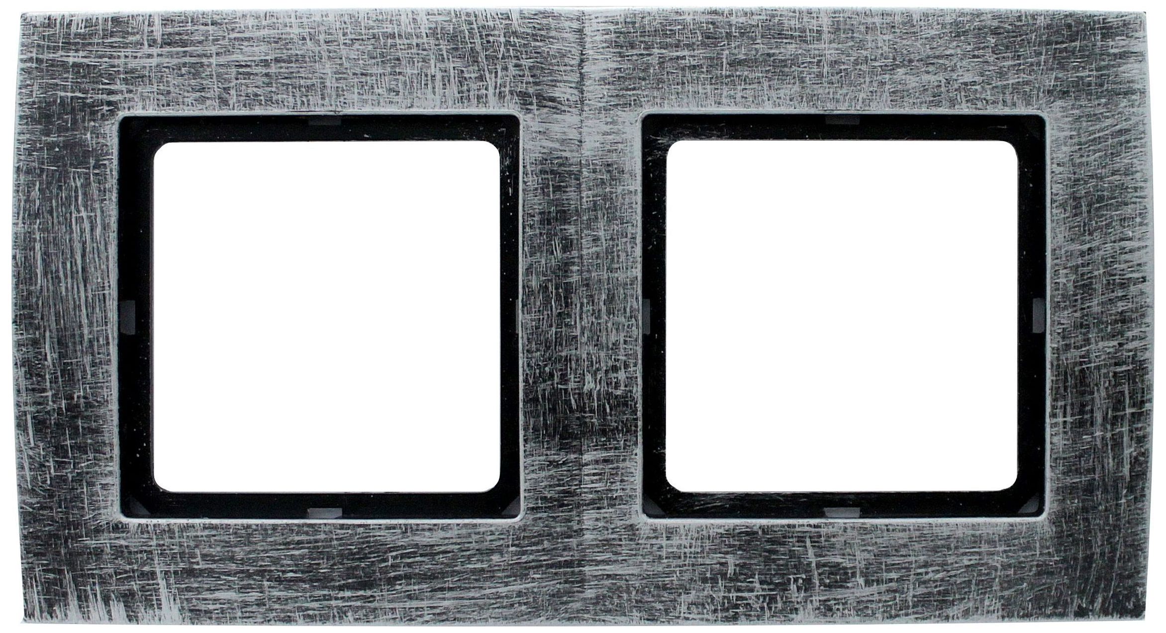 Изображение товара Рамка 2 поста Duwi Palazzo Vintage серебристый