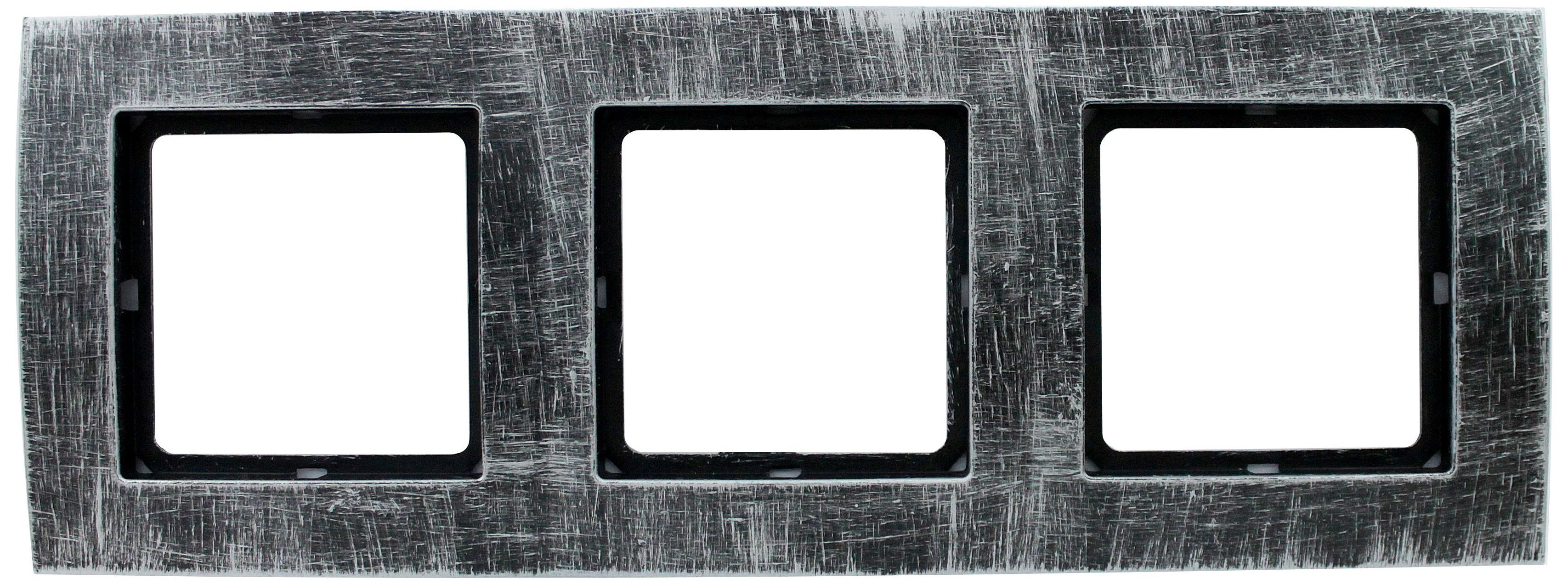 Изображение товара Рамка 3 поста Duwi Palazzo Vintage серебристый