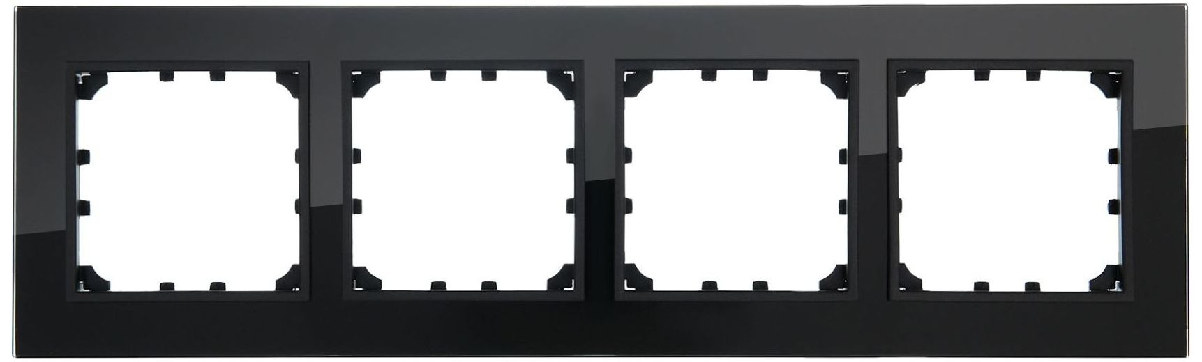 Изображение товара Рамка 4 поста LK Studio LK60 темное стекло