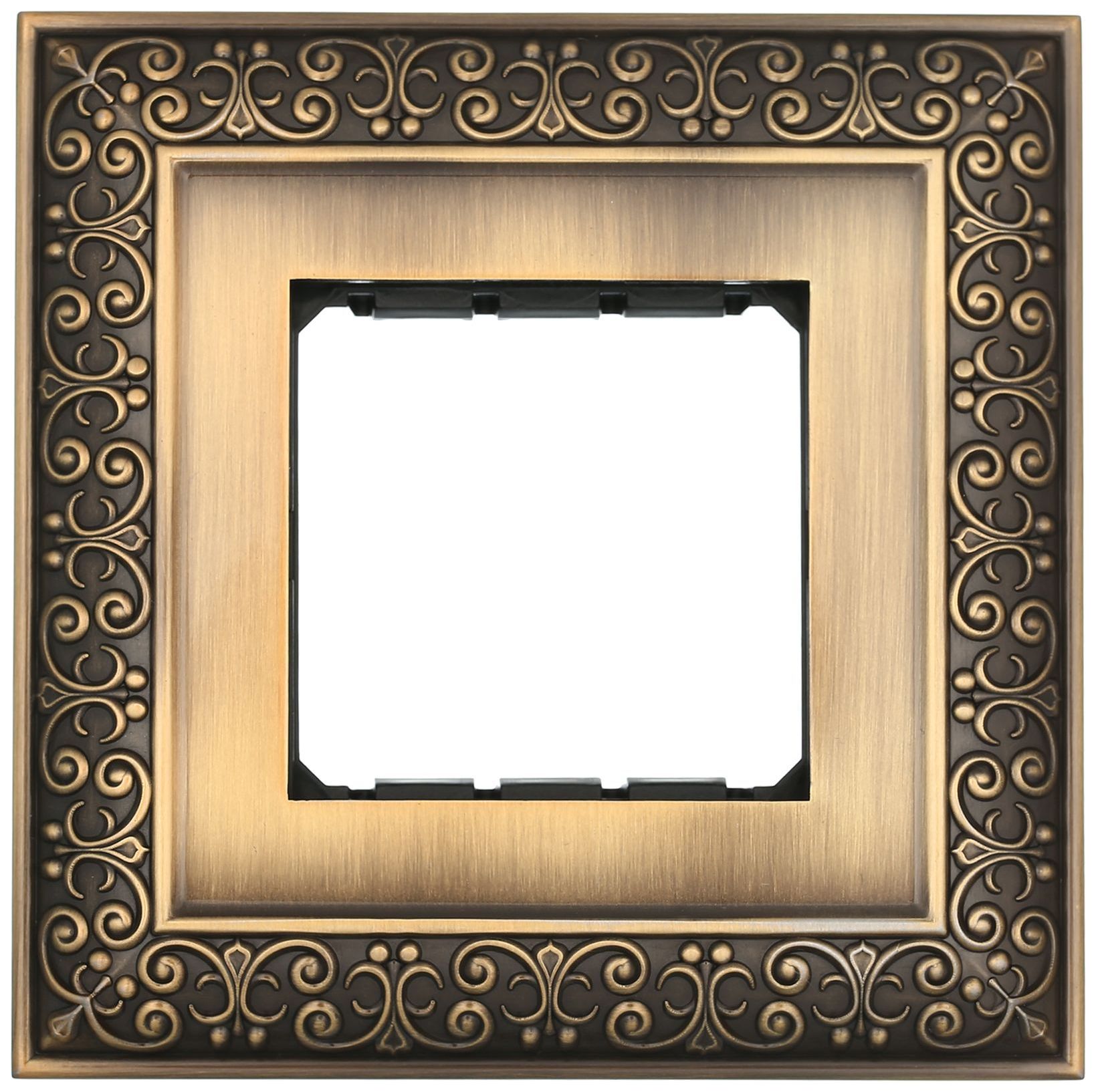 Изображение товара Рамка 1 пост LK Studio LK45 бронзовая из алюминия и стекла