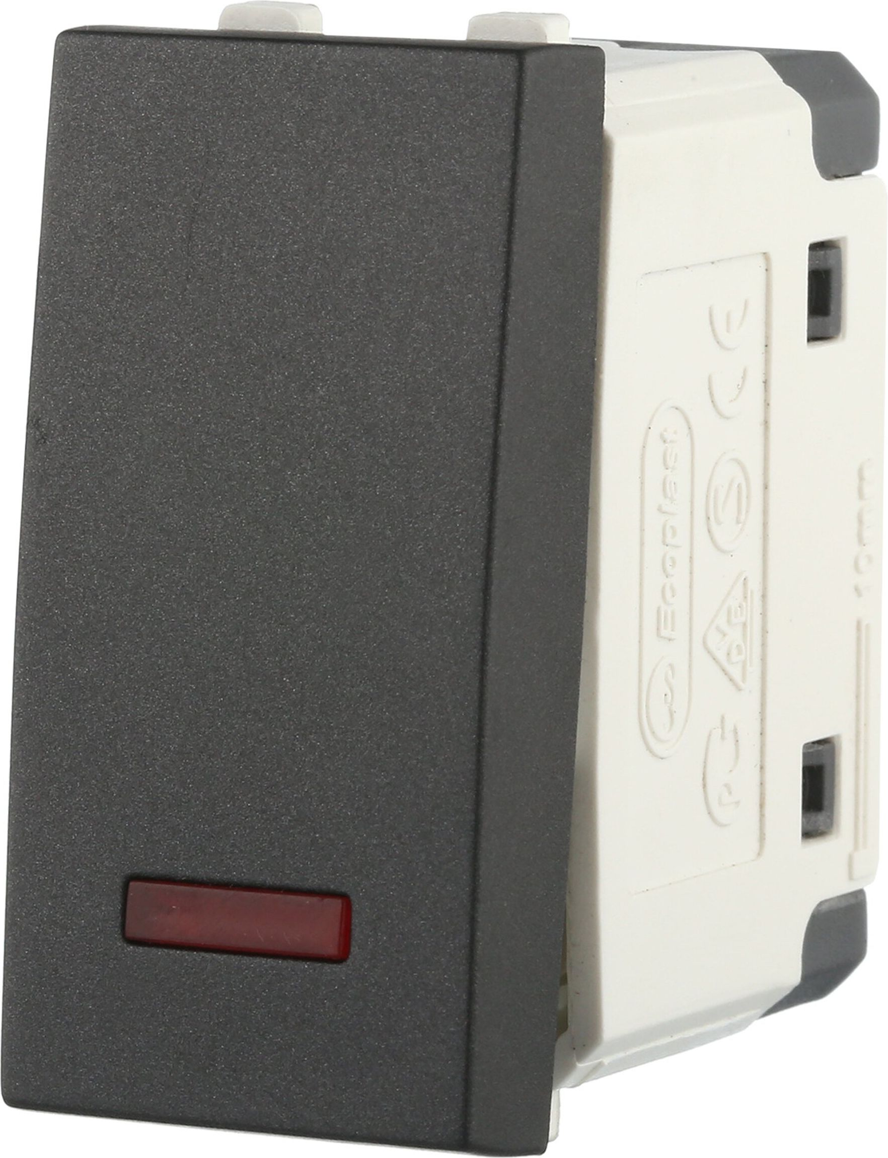 Изображение товара Выключатель 1-клавишный CROSSLINK LK45 850408-1 черный бархат