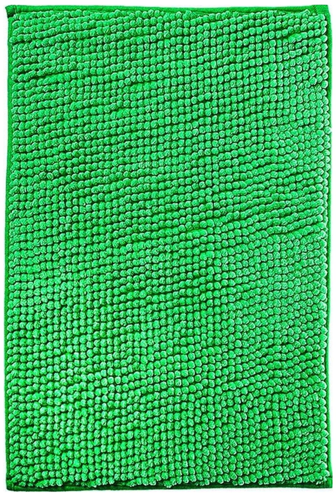 Изображение товара Коврик для ванной комнаты Fresh Code Шенилл 40x60 см ворсовый зеленый