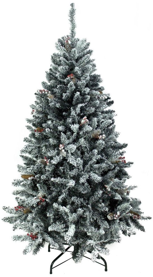 Изображение товара Искусственная ель Beatrees Snow Princess 180 см с шишками и ягодами