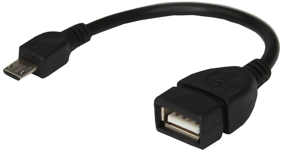 Кабели для зарядки телефонов REXANT Кабель micro USB - USB Rexant 18-1182 черный 15 см