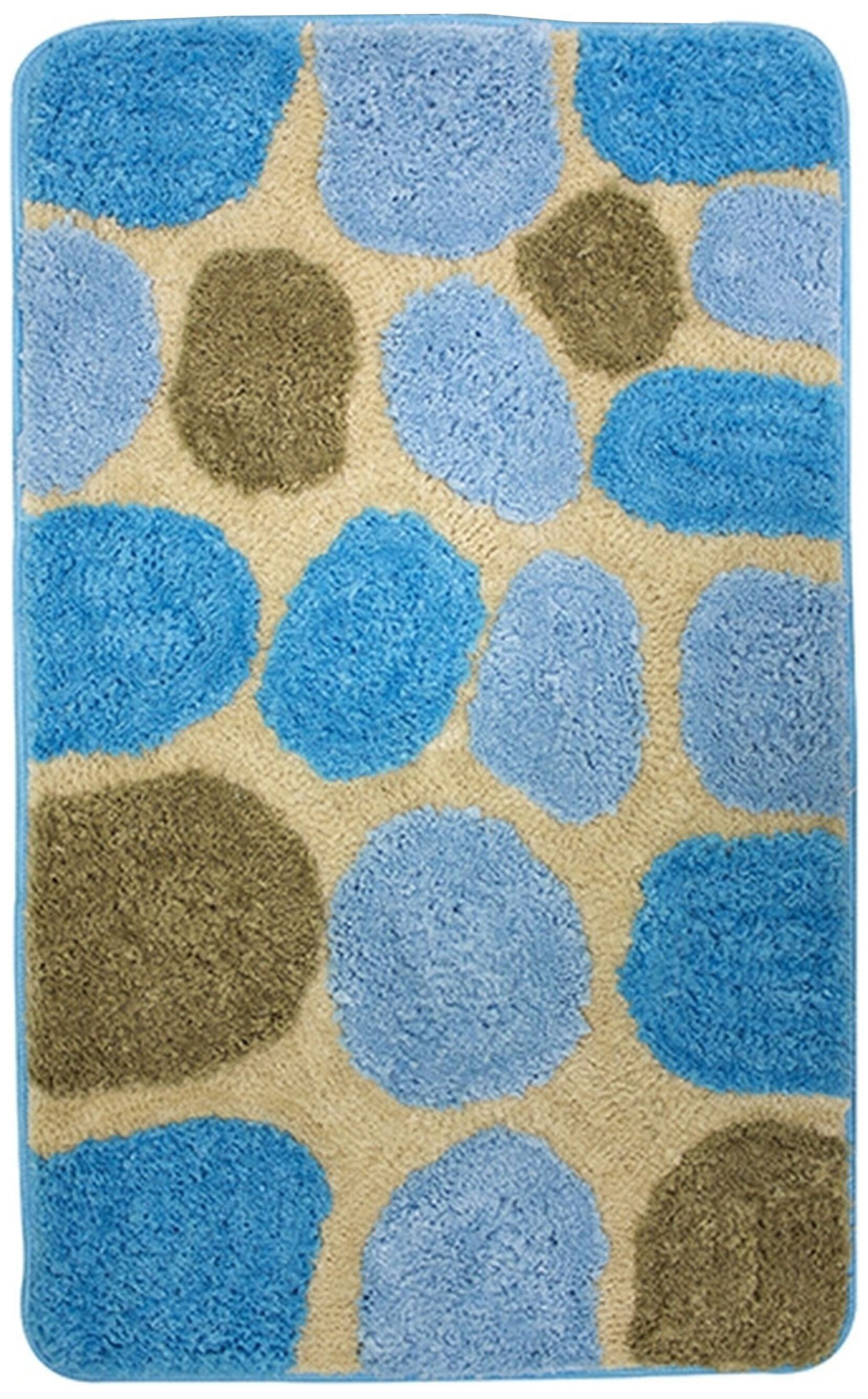 Изображение товара Коврик для ванной комнаты Dasch La Vita Лора 100х60 см ворсовый синий