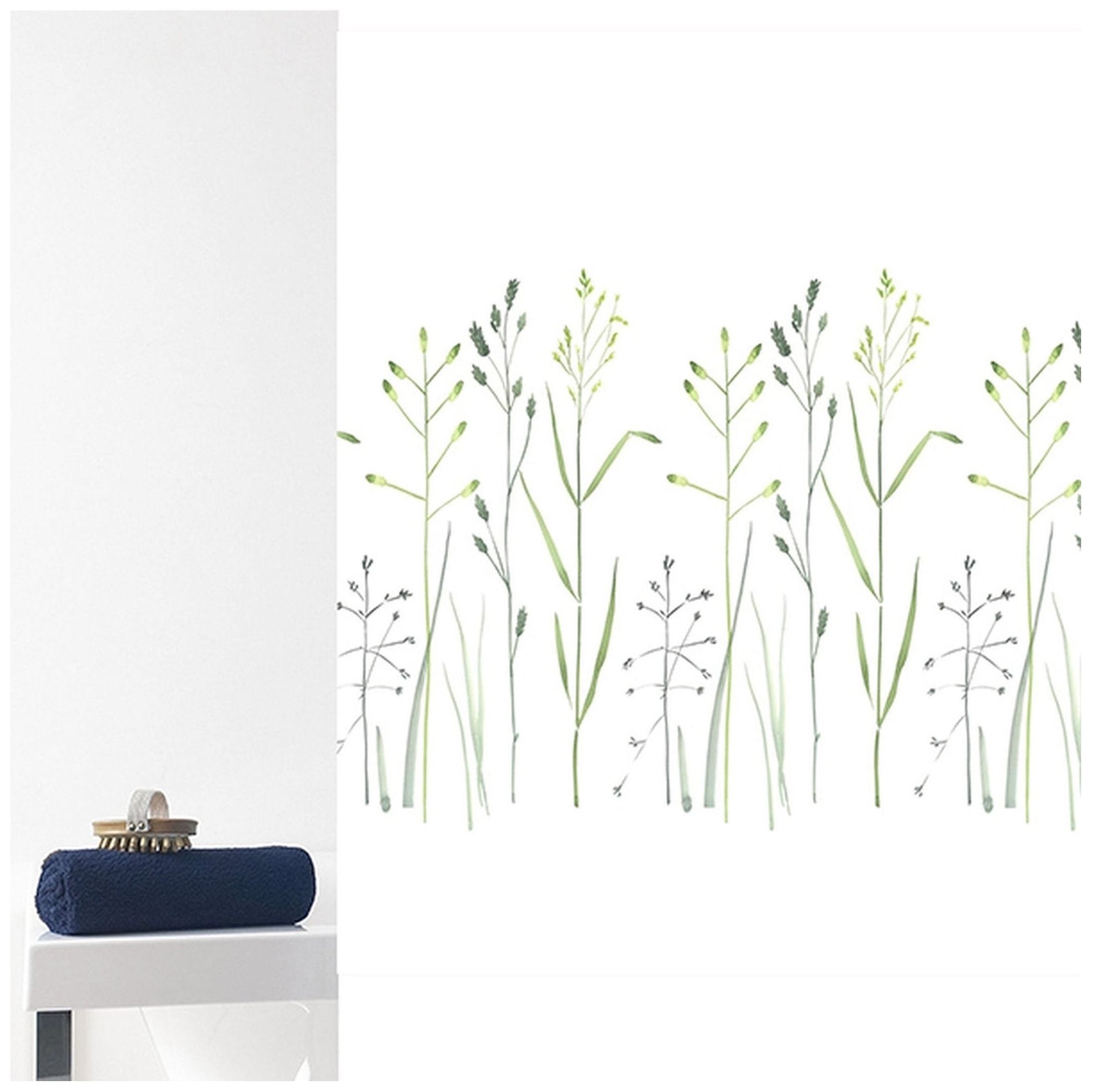 Изображение товара Штора для ванны Bacchetta Plato 180х200 см белая