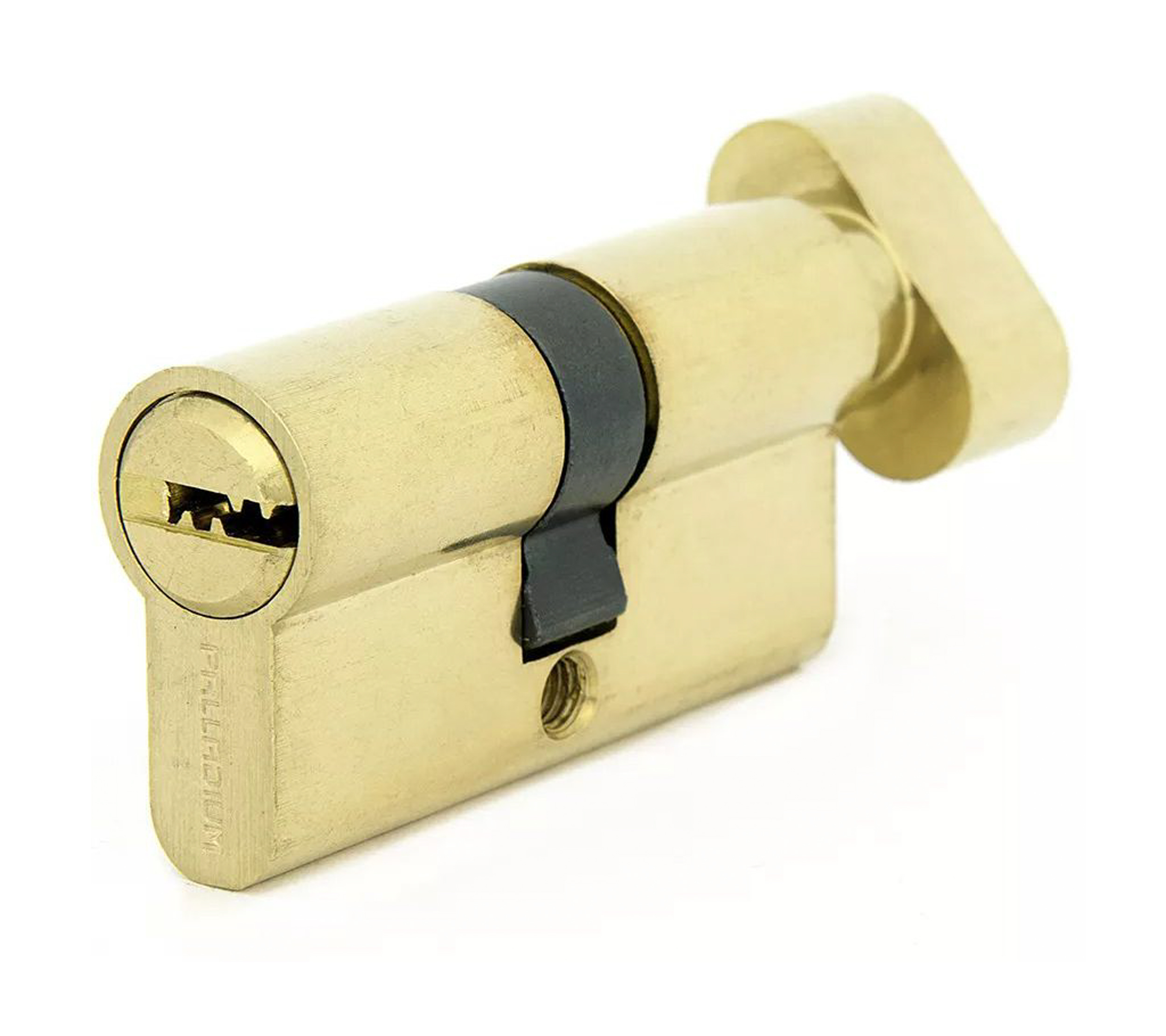 Изображение товара Цилиндр Palladium Smart C 60 C BK PB 30х30 мм с перфорированным ключом