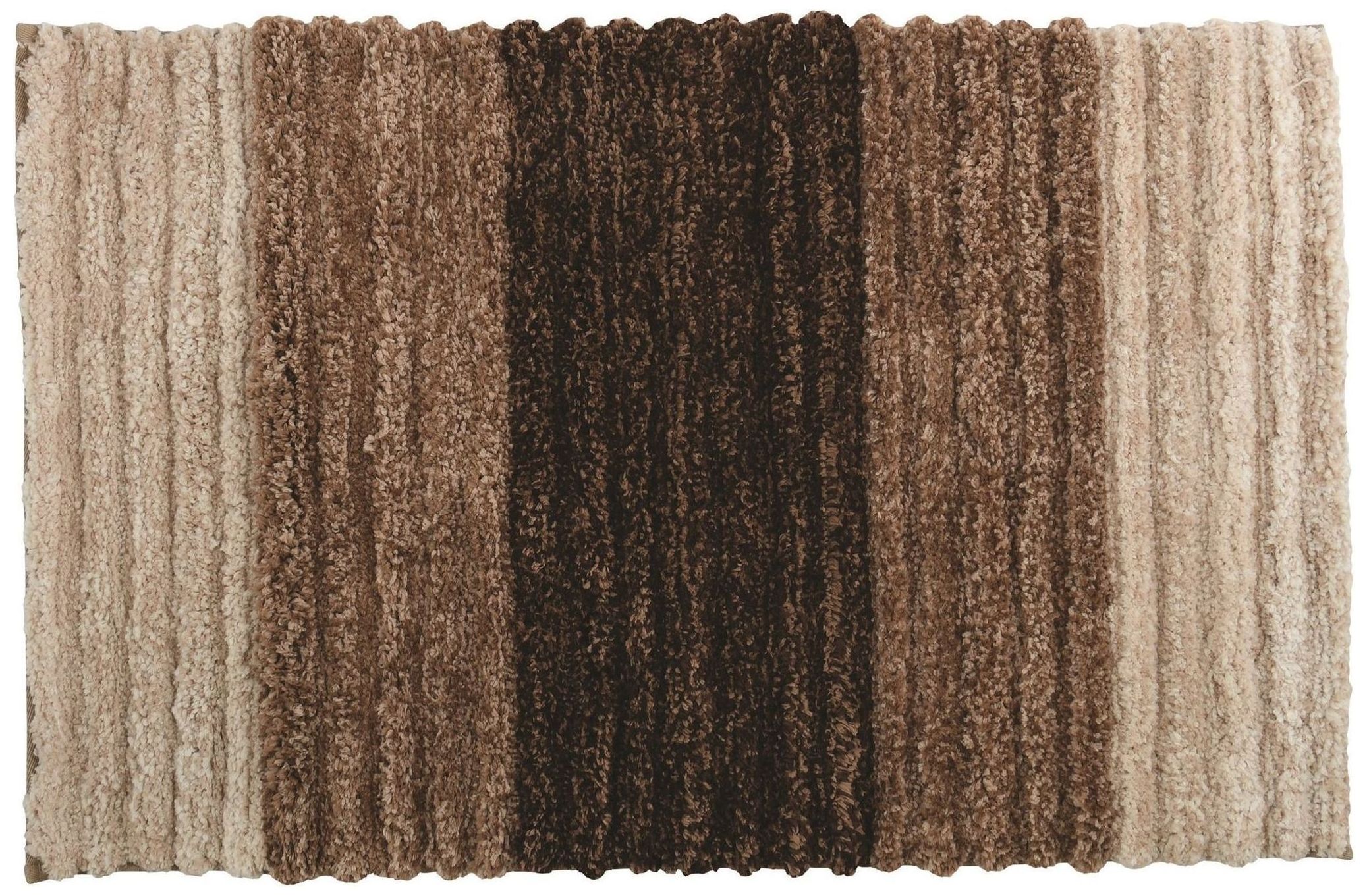 Изображение товара Коврик для ванной комнаты MSV TAPIS 80х50 см ворсовый коричневый