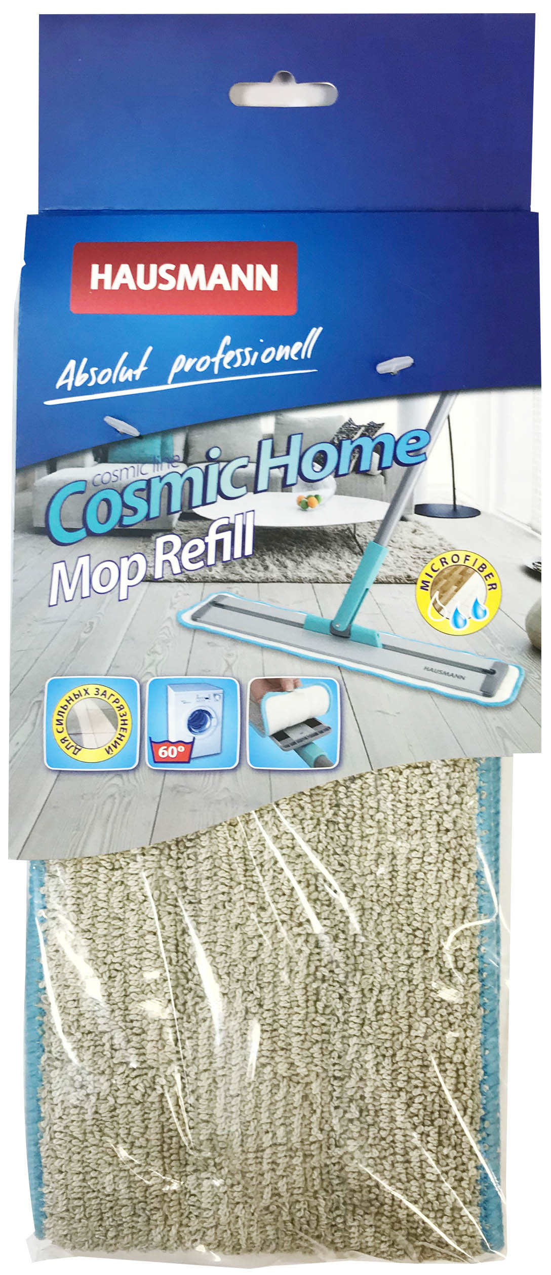 Изображение товара Насадка для швабры HAUSMANN Cosmic Home для швабры HM-45